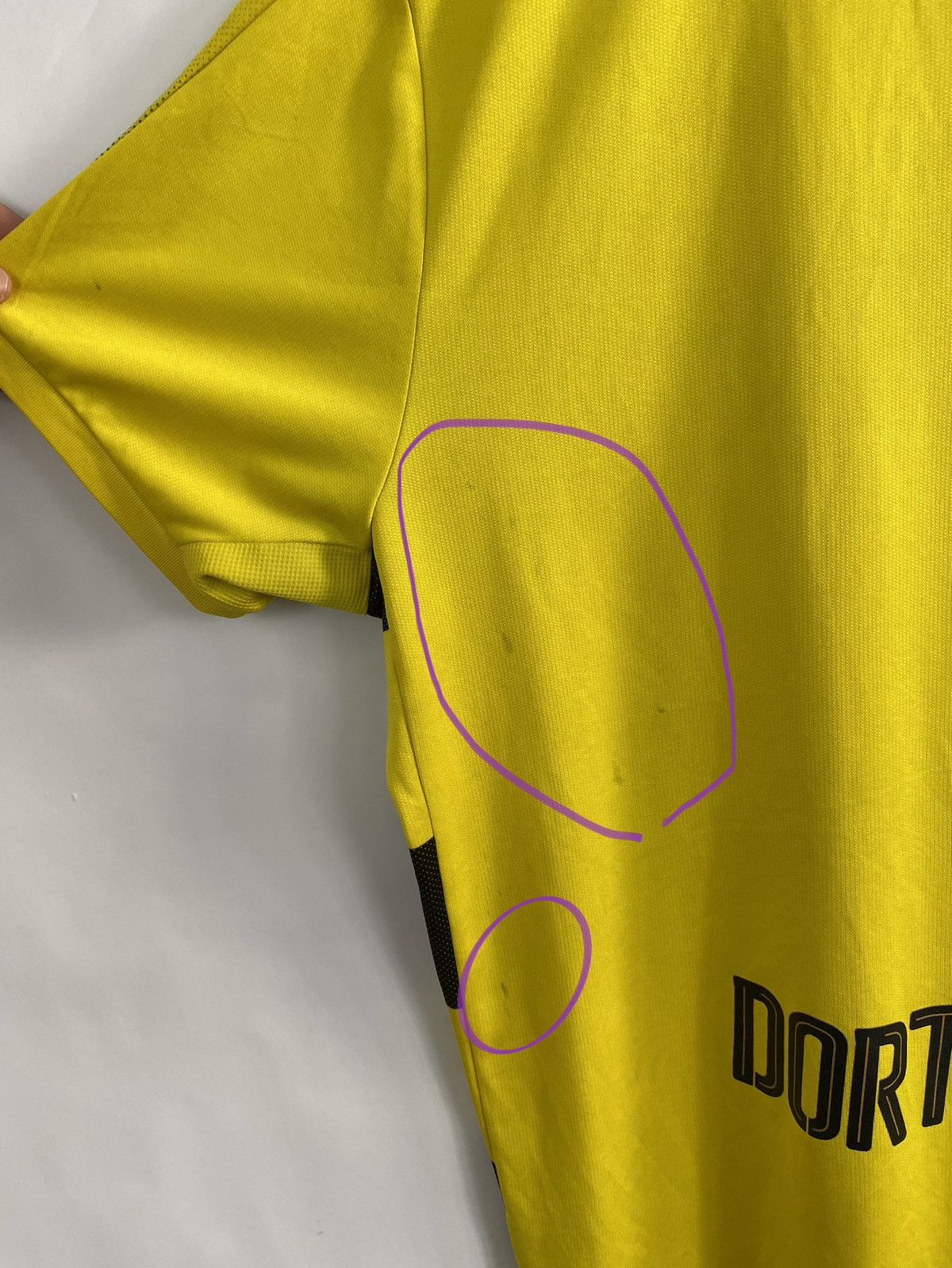 Puma 🇩🇪 Vintage Y2K Puma Borussia Dortmund BVB Soccer Jersey Size US XXL / EU 58 / 5 - 14 Thumbnail