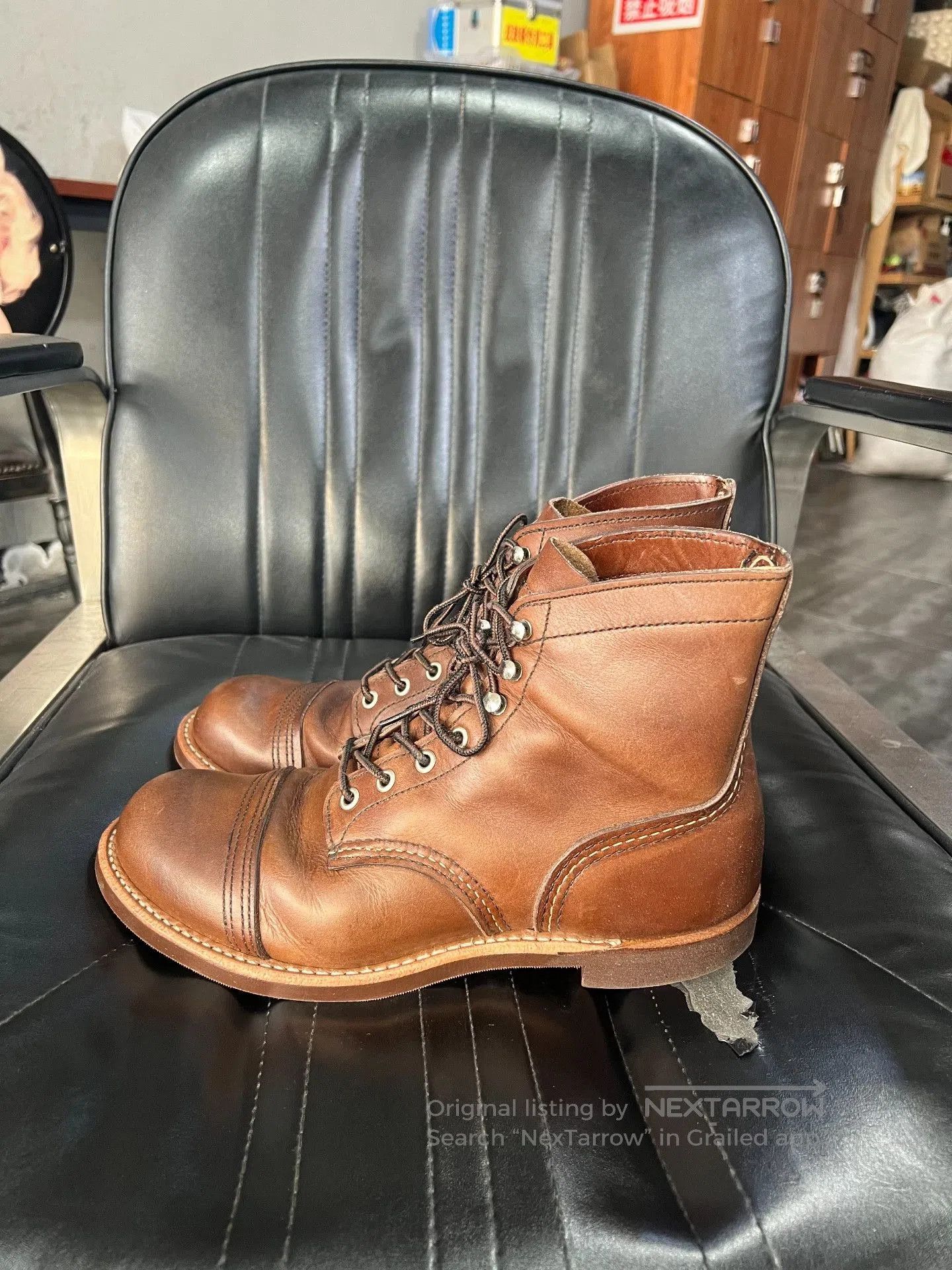 Red Wing Red Wing 8111 Work Boots. Size US 7.5 / EU 40-41 - 2 Thumbnail