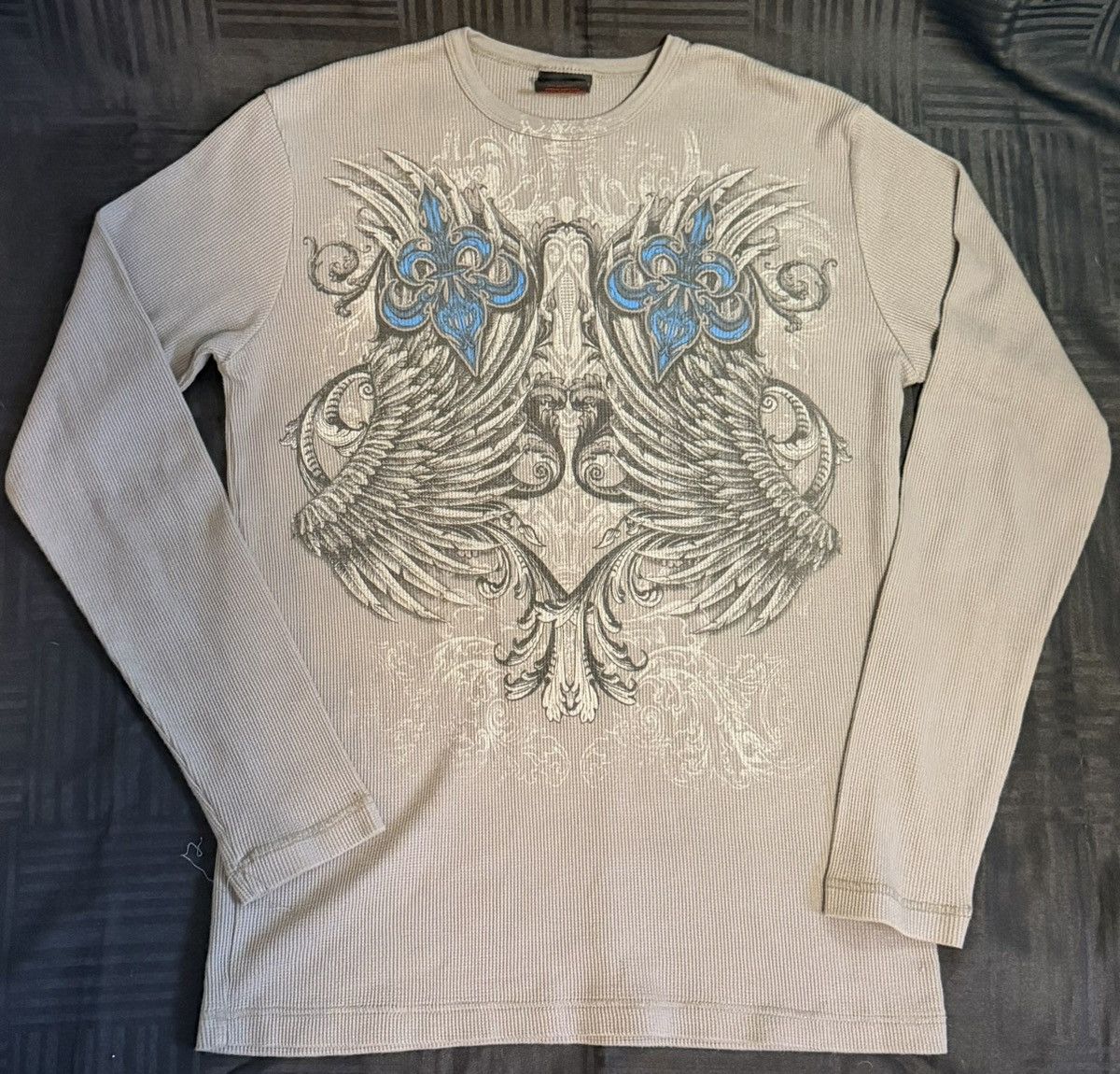 Other 2000s MMA Elite Waffle Knit Long Sleeve Size US L / EU 52-54 / 3 - 1 Thumbnail