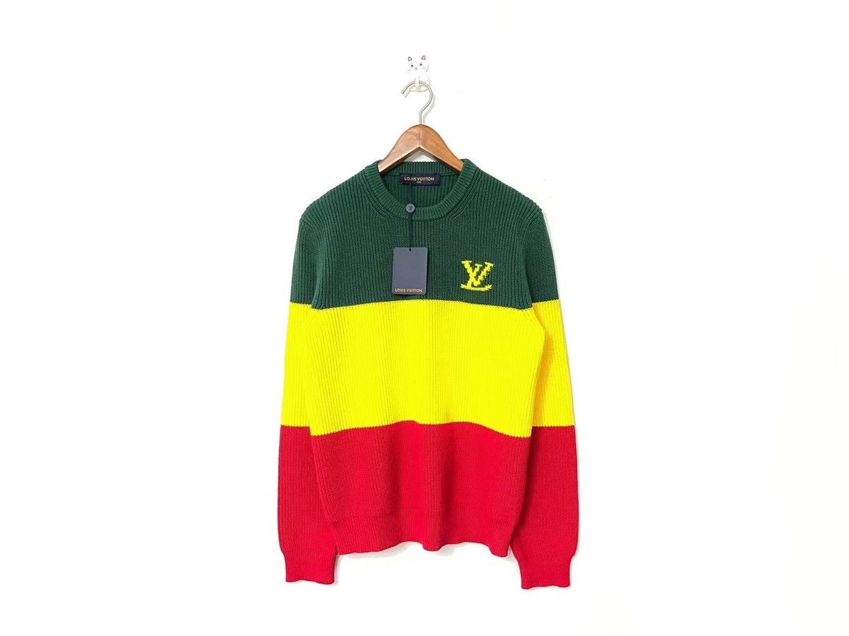 Louis Vuitton Louis Vuitton Rastafari Jamaican Logo Sweater | Grailed