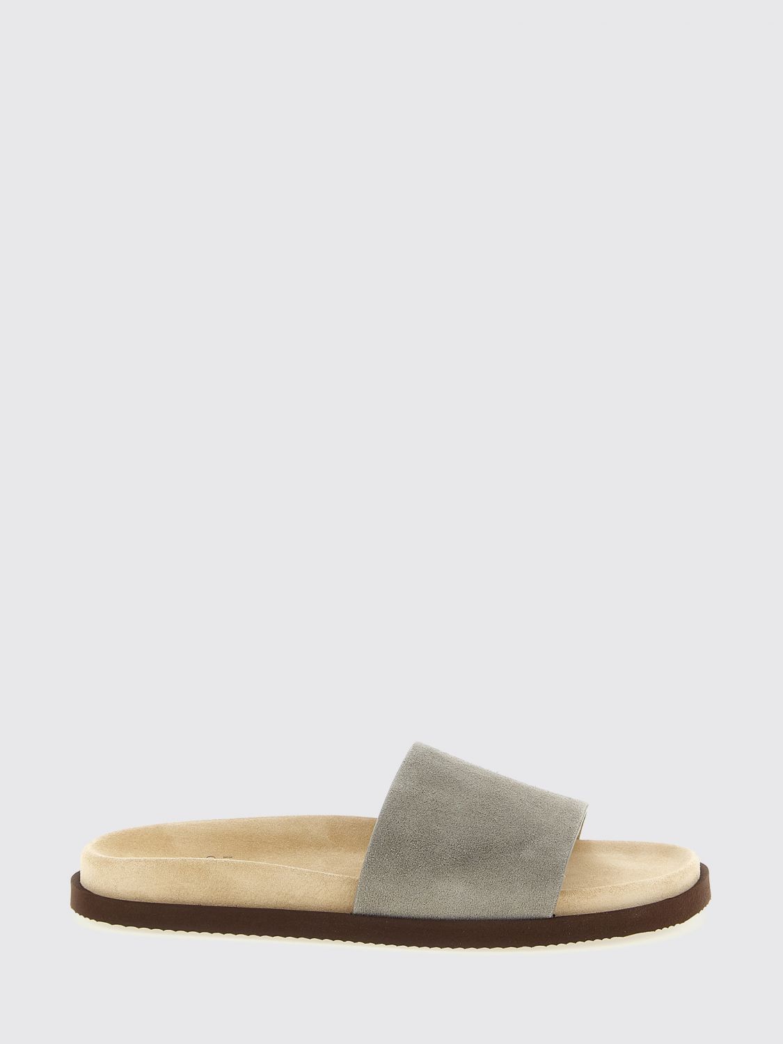 Brunello Cucinelli Brunello Cucinelli Sandals Men Grey Size US 8 / EU 41 - 1 Thumbnail