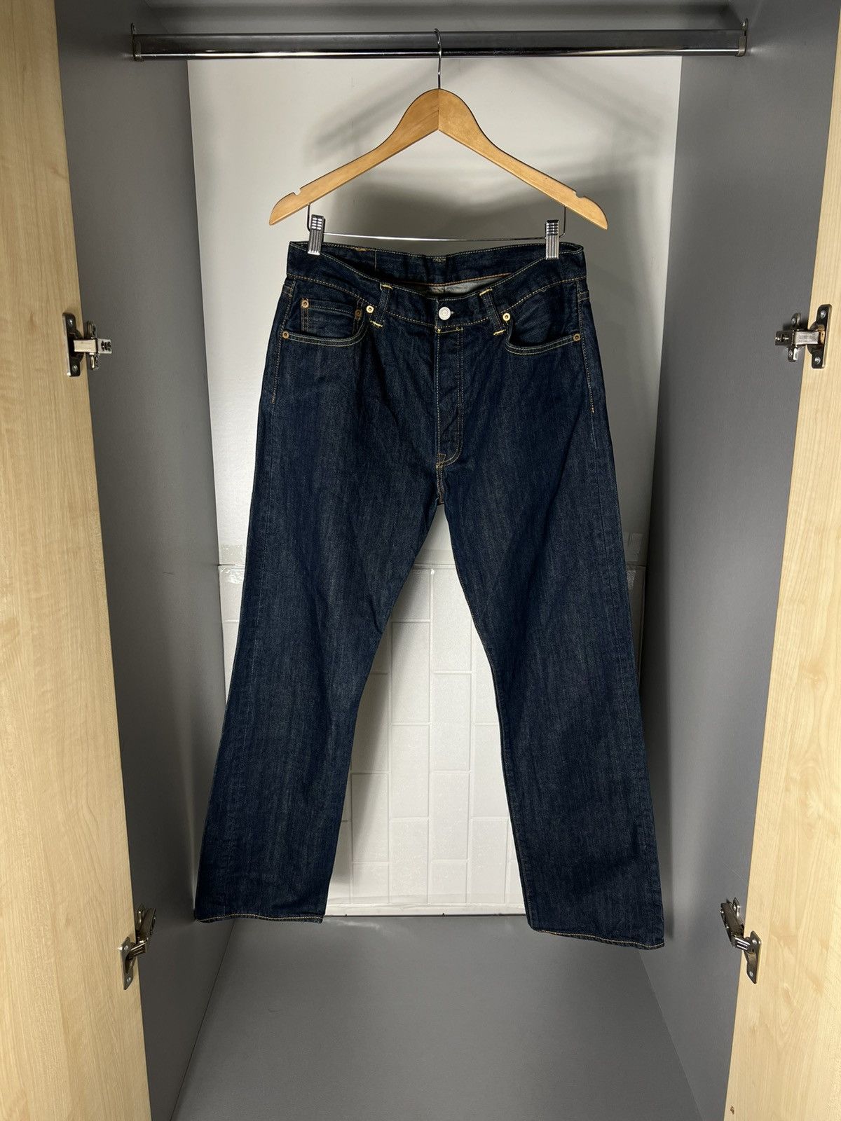 Levi's VINTAGE LEVI’S 501 CLOTHING MADE & CRAFTED DENIM JEANS CASUAL DESIGNER Y2K USA 90s Size US 36 / EU 52 - 2 Thumbnail