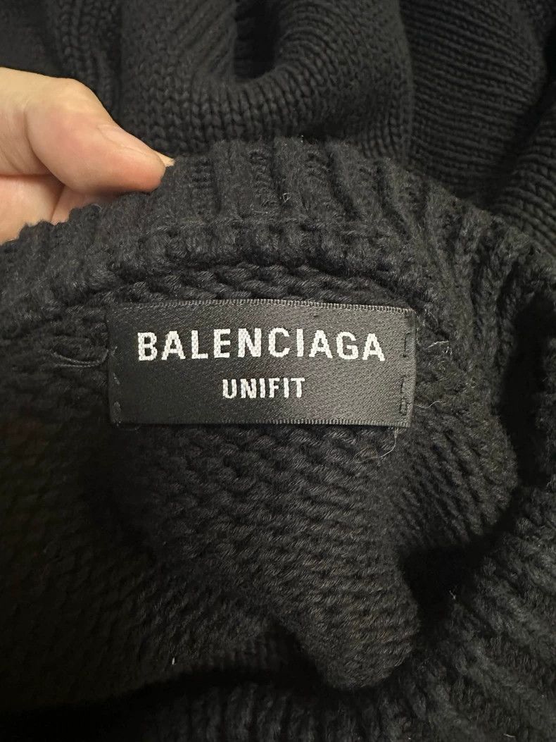 Balenciaga Balenciaga Black Knit Round Neck Shirt Size US M / EU 48-50 / 2 - 4 Thumbnail
