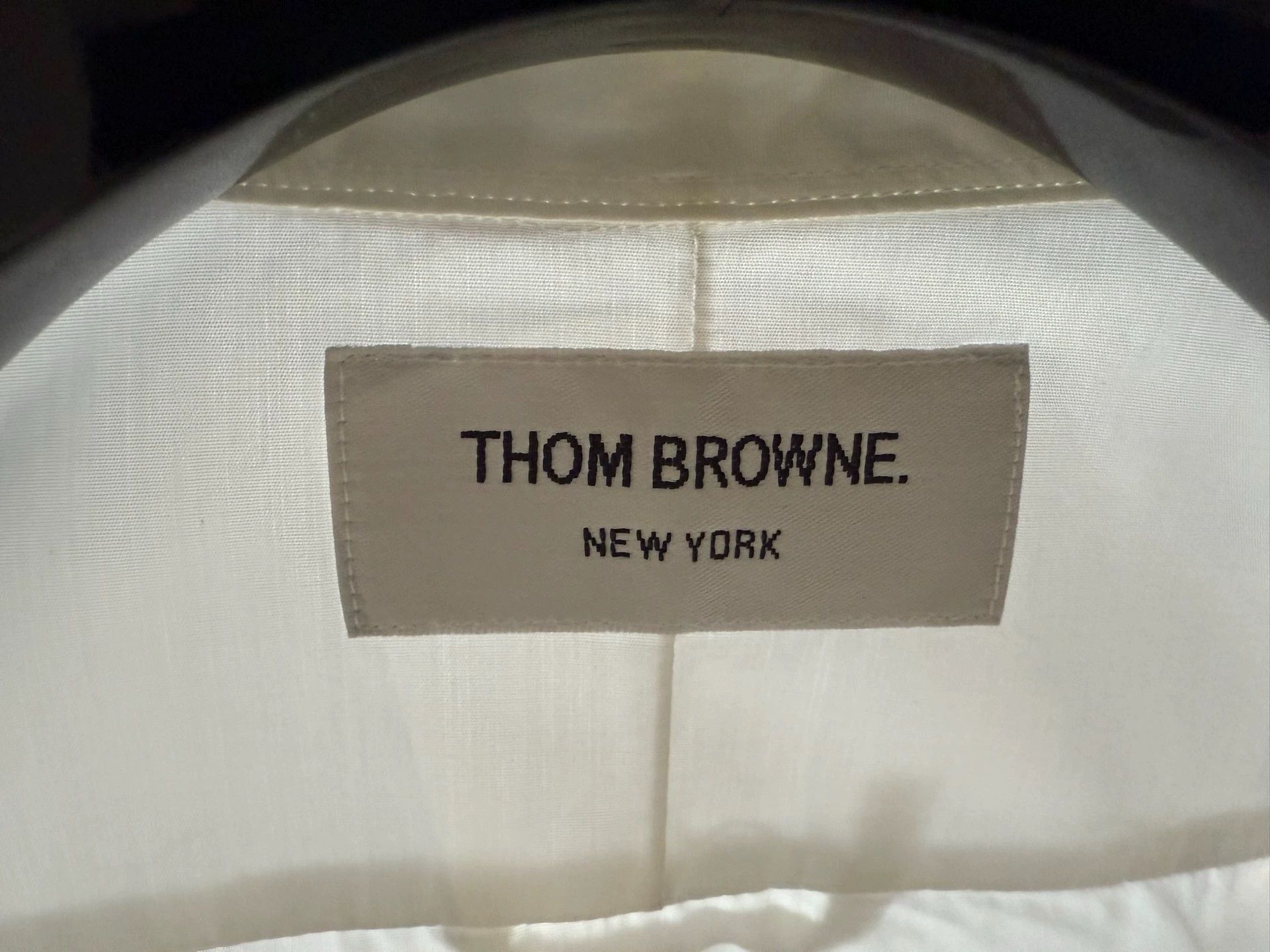 Thom Browne TB White Tricolor Placket Exposed Rare Shirt Size 2 Size US M / EU 48-50 / 2 - 4 Thumbnail
