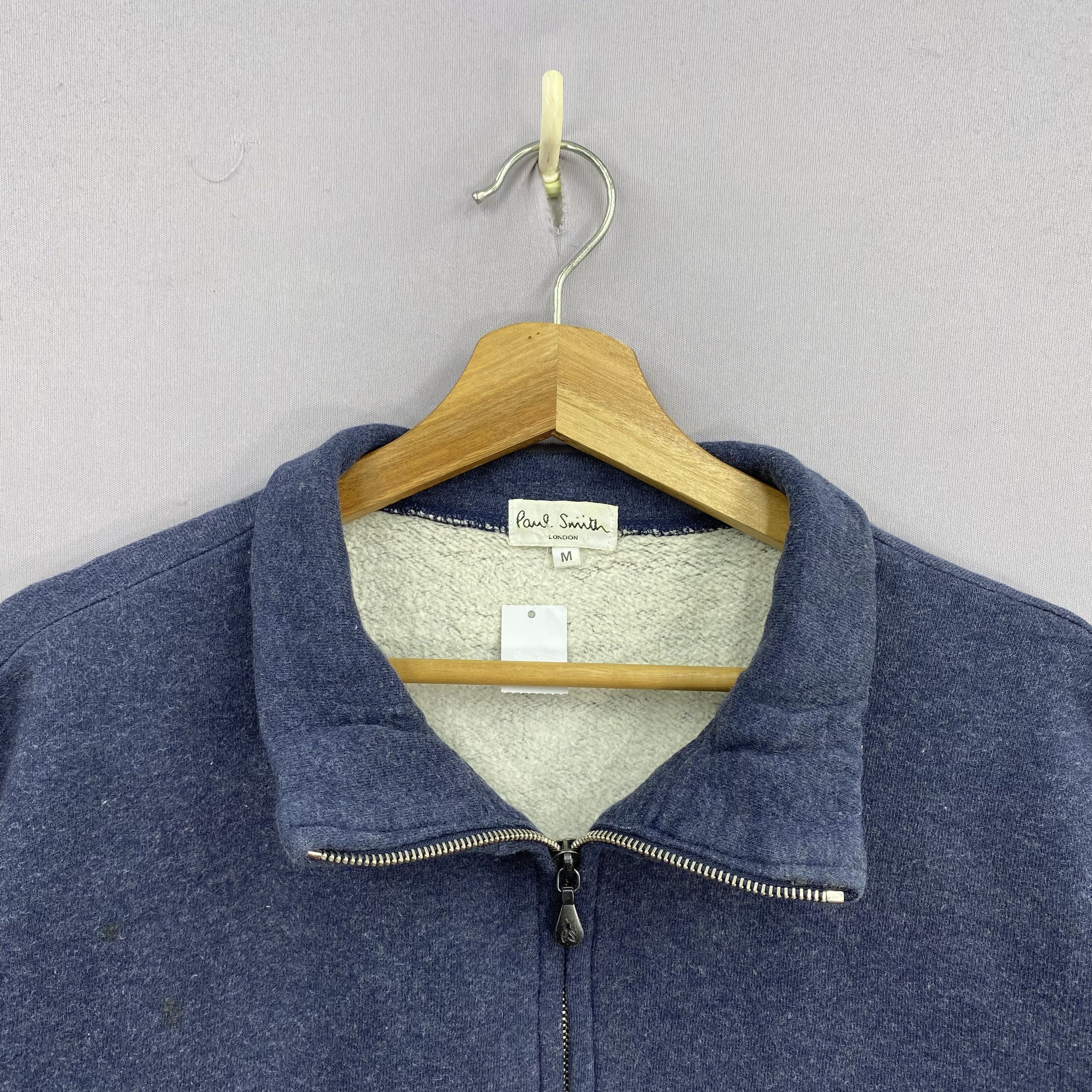 Paul Smith Vintage Y2K Paul Smith Full Zip Sweatshirt Mock Neck Jacket Size US M / EU 48-50 / 2 - 5 Thumbnail