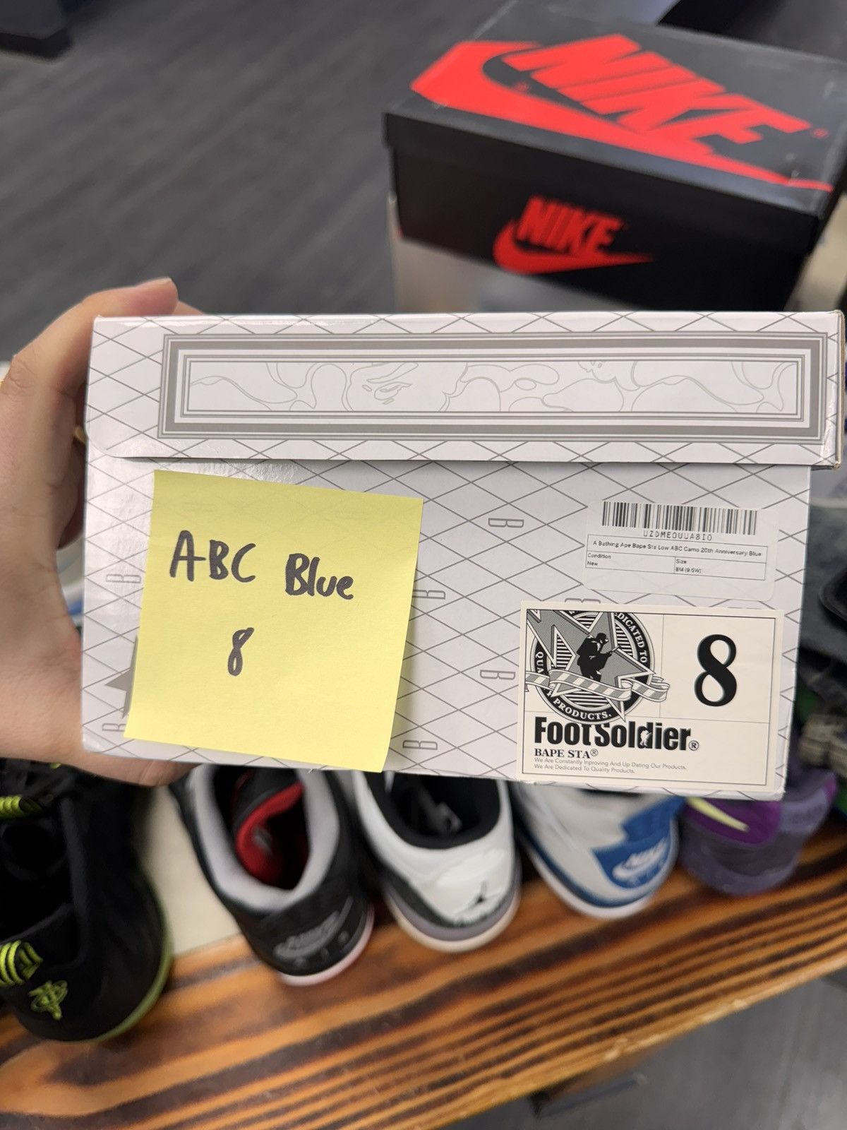 Bape Bape ABC Blue Camo Bape STA Size US 8 / EU 41 - 10 Thumbnail