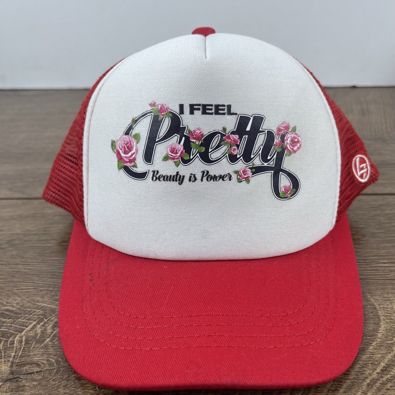 Other I Feel Pretty Hat Beauty is Power Snapback Hat White Adjusta Size ONE SIZE - 4 Thumbnail