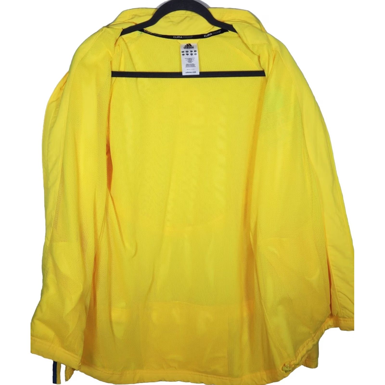 Adidas Adidas 113th Boston Marathon Lightweight Running Jacket Yellow Blue Men's L Size US L / EU 52-54 / 3 - 5 Thumbnail