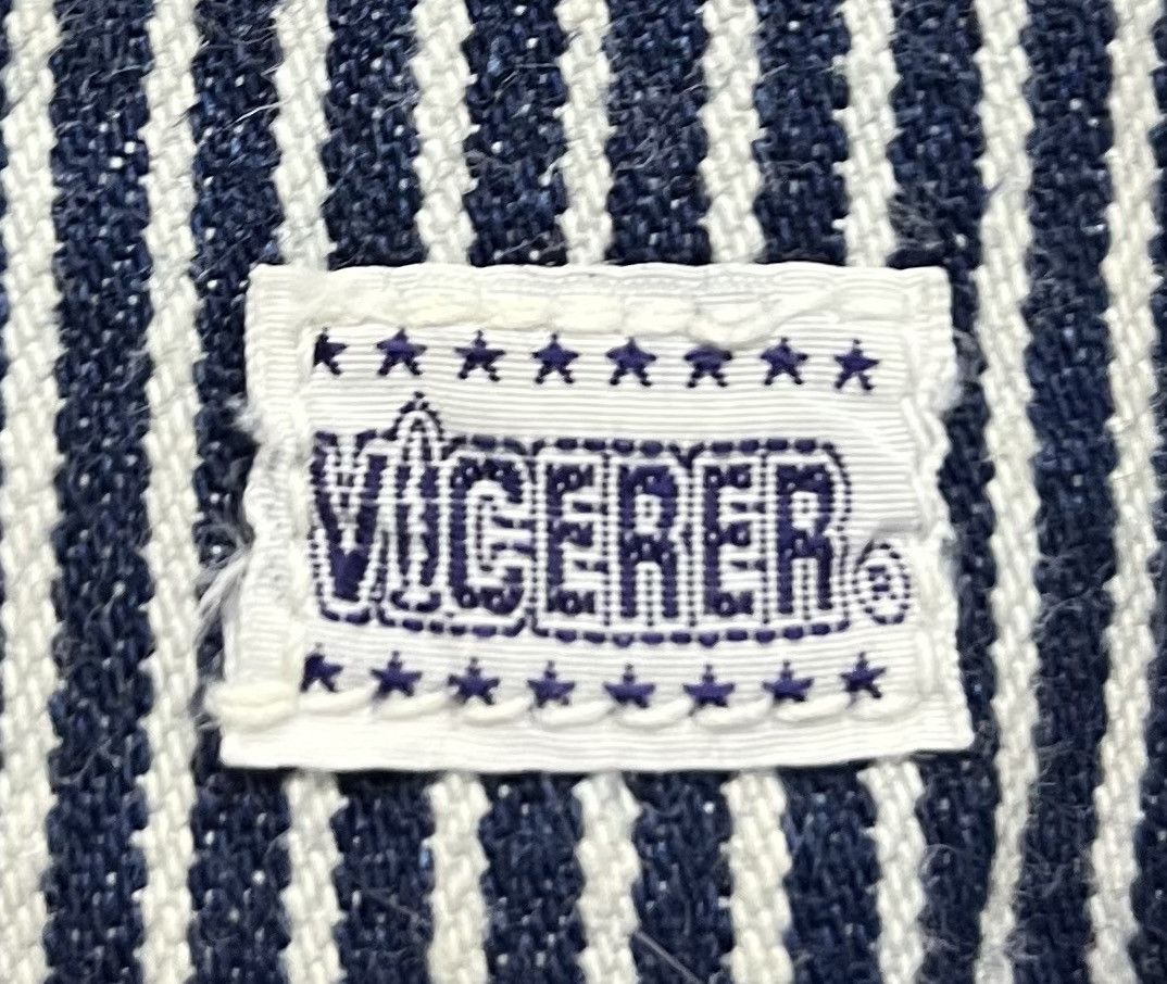Japanese Brand × Vintage Vintage Vicerer Striped Denim Overalls - Size M Size US 31 - 8 Thumbnail