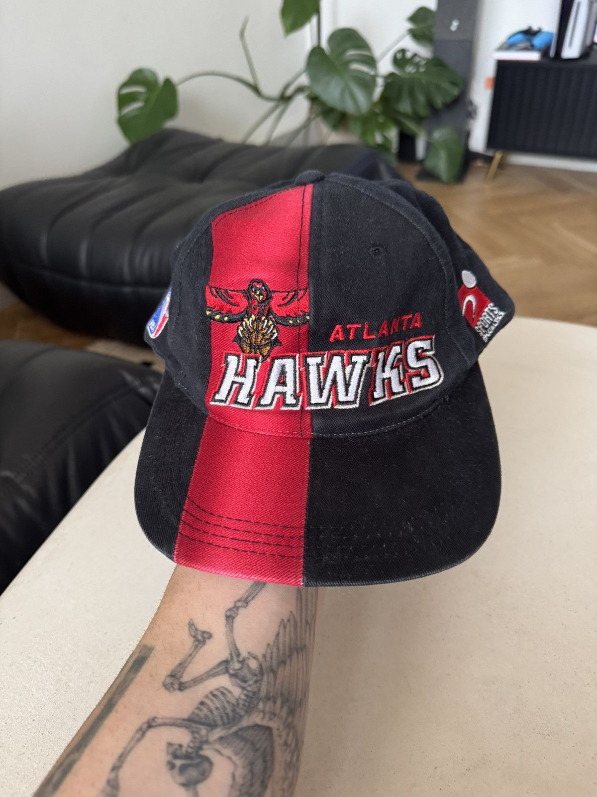 Sports Specialties 1990s Vintage Atlanta Hawks Sport Specialities Hat Snapback Size ONE SIZE - 1 Thumbnail