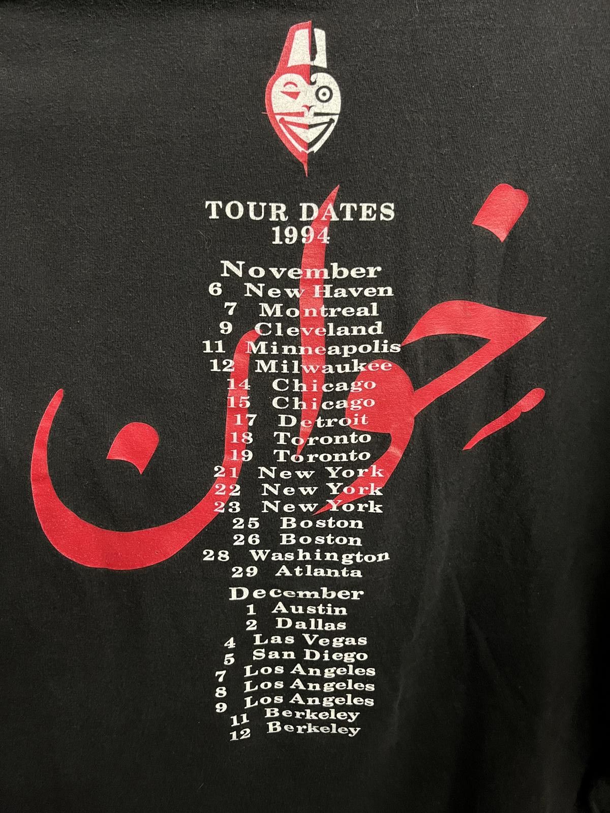 Giant Bryan Ferry T-shirt Album Mamouna Tour 1994 Tee - XL Size US XL / EU 56 / 4 - 7 Thumbnail