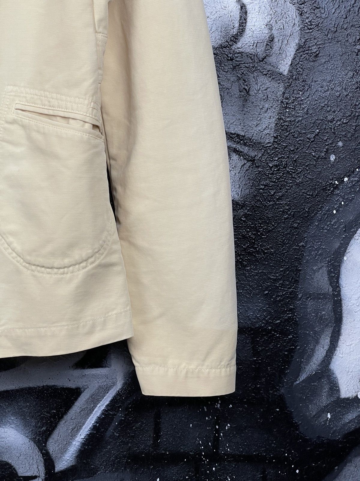 Diesel Diesel Y2K Vintage Beige Cotton Trench Coat Jacket Size L Size L / US 10 / IT 46 - 25 Thumbnail