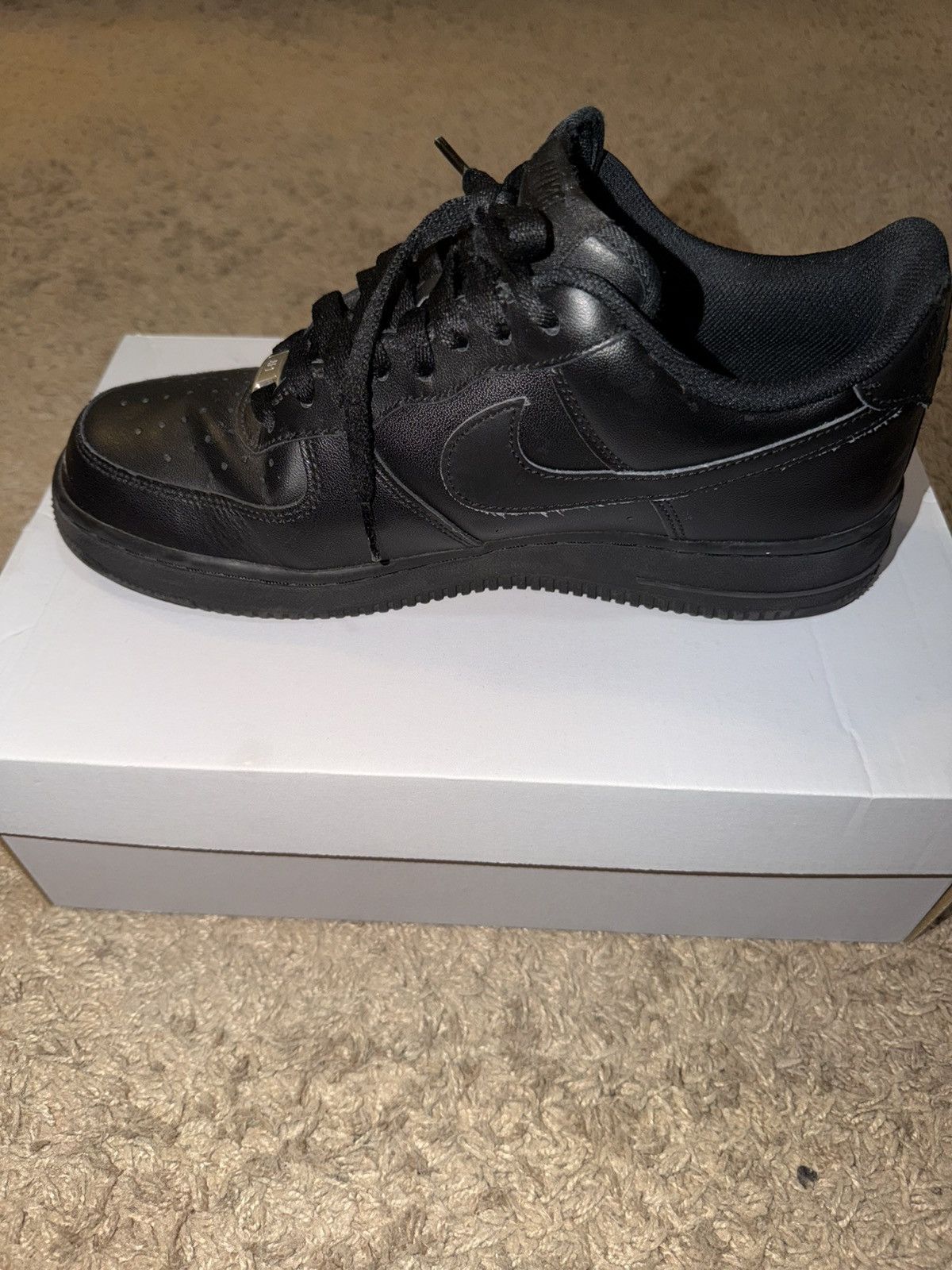 Nike Nike Air Force 1 ‘07’Triple Black’ Size US 9.5 / EU 42-43 - 3 Thumbnail