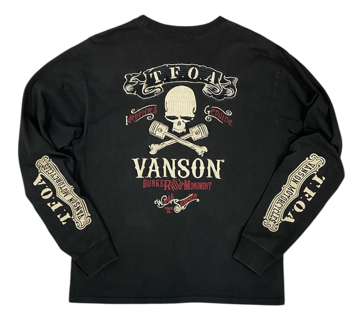 Vanson Leathers Rare🔥Vintage Vanson Leather Motorcycles Shirt Size US L / EU 52-54 / 3 - 12 Thumbnail