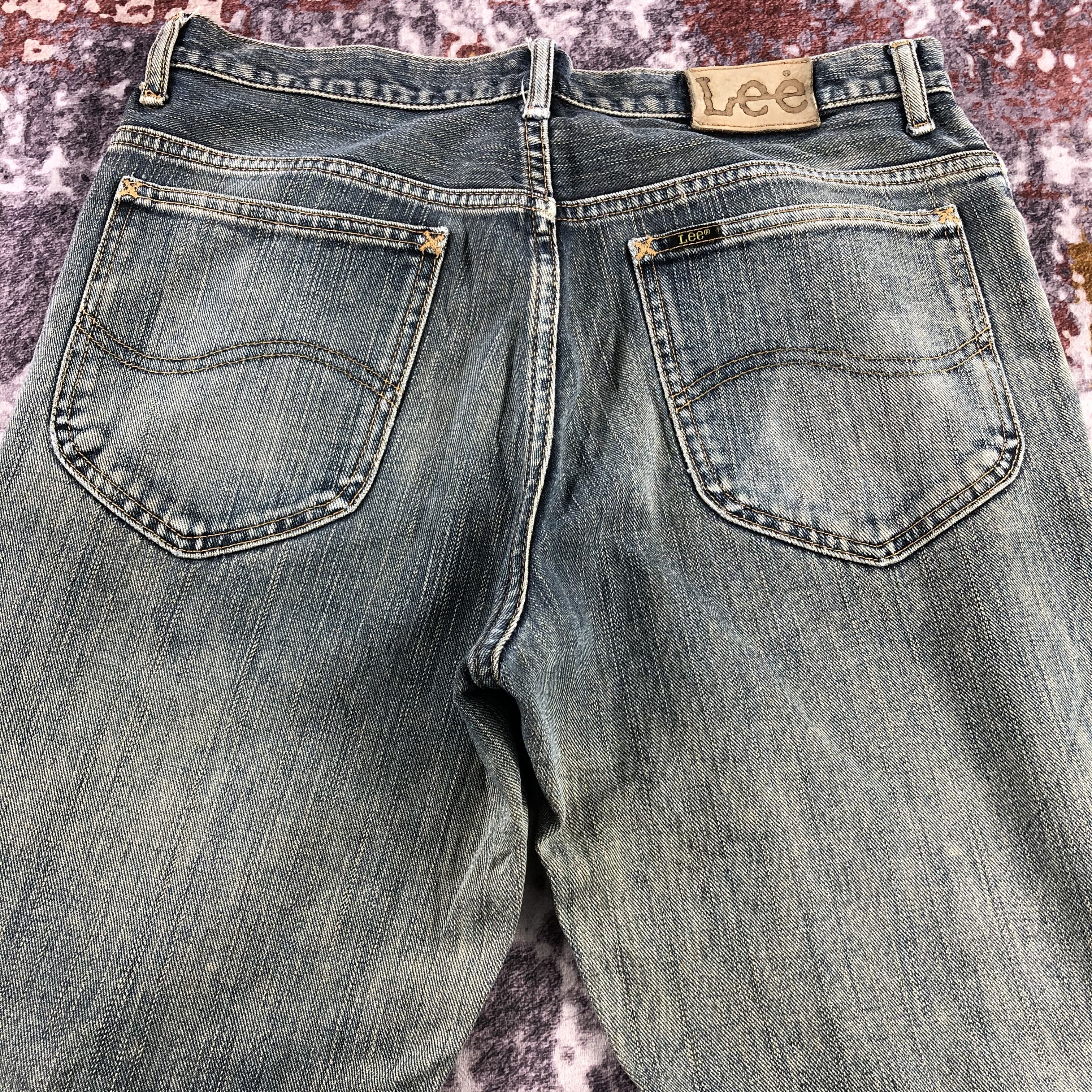 Lee × Vintage Vintage Faded Black Lee Jeans-JM2765 Size US 33 - 5 Thumbnail
