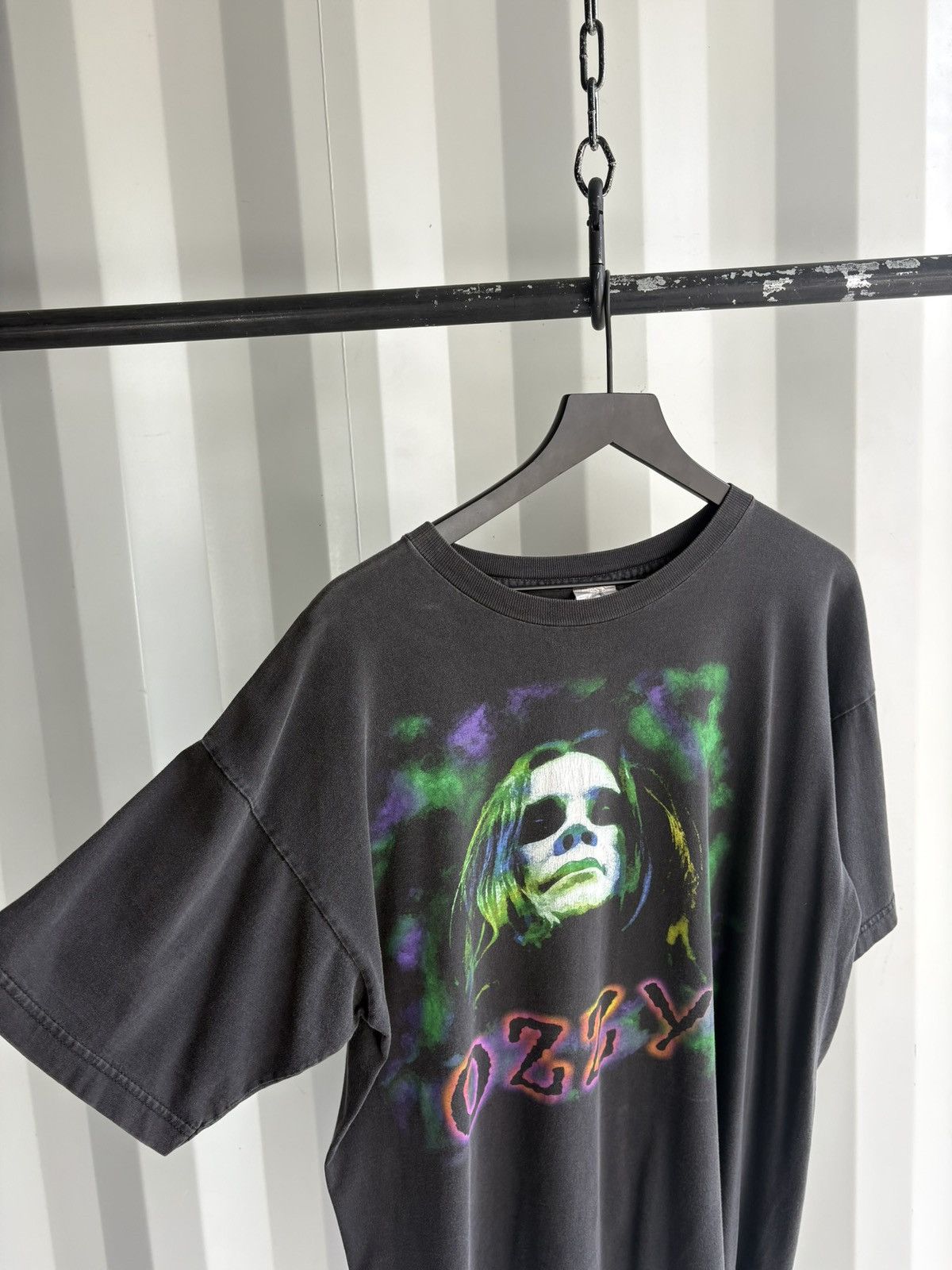 Band Tees Vintage Ozzy Osbourne Faded Distressed GRUNGE Shirt Band Size US XL / EU 56 / 4 - 5 Thumbnail