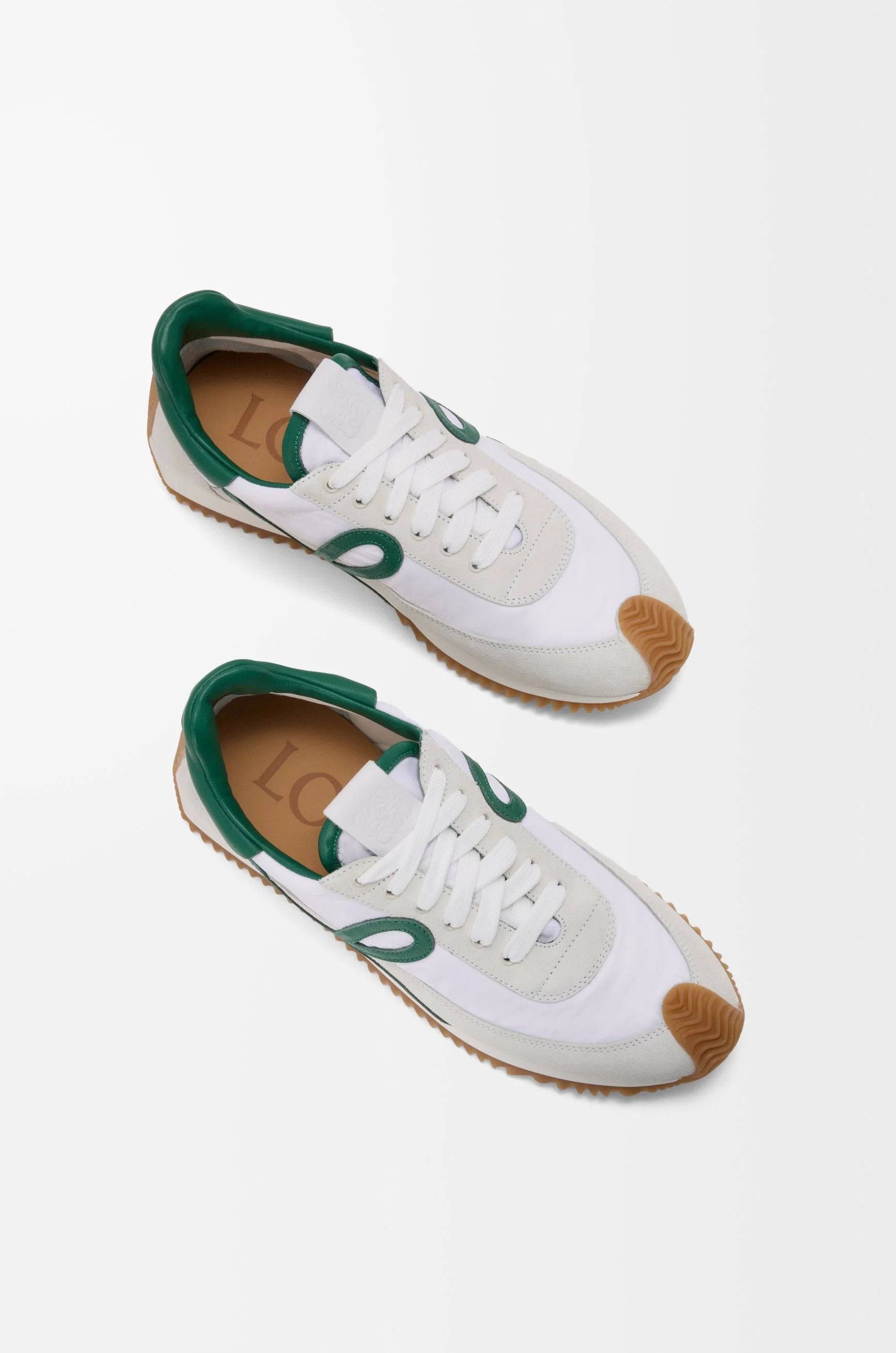 Loewe o1in1g0426 Flow Runner 2.0 Sneakers Nylon Suede Multicolor Size US 8 / EU 41 - 3 Thumbnail