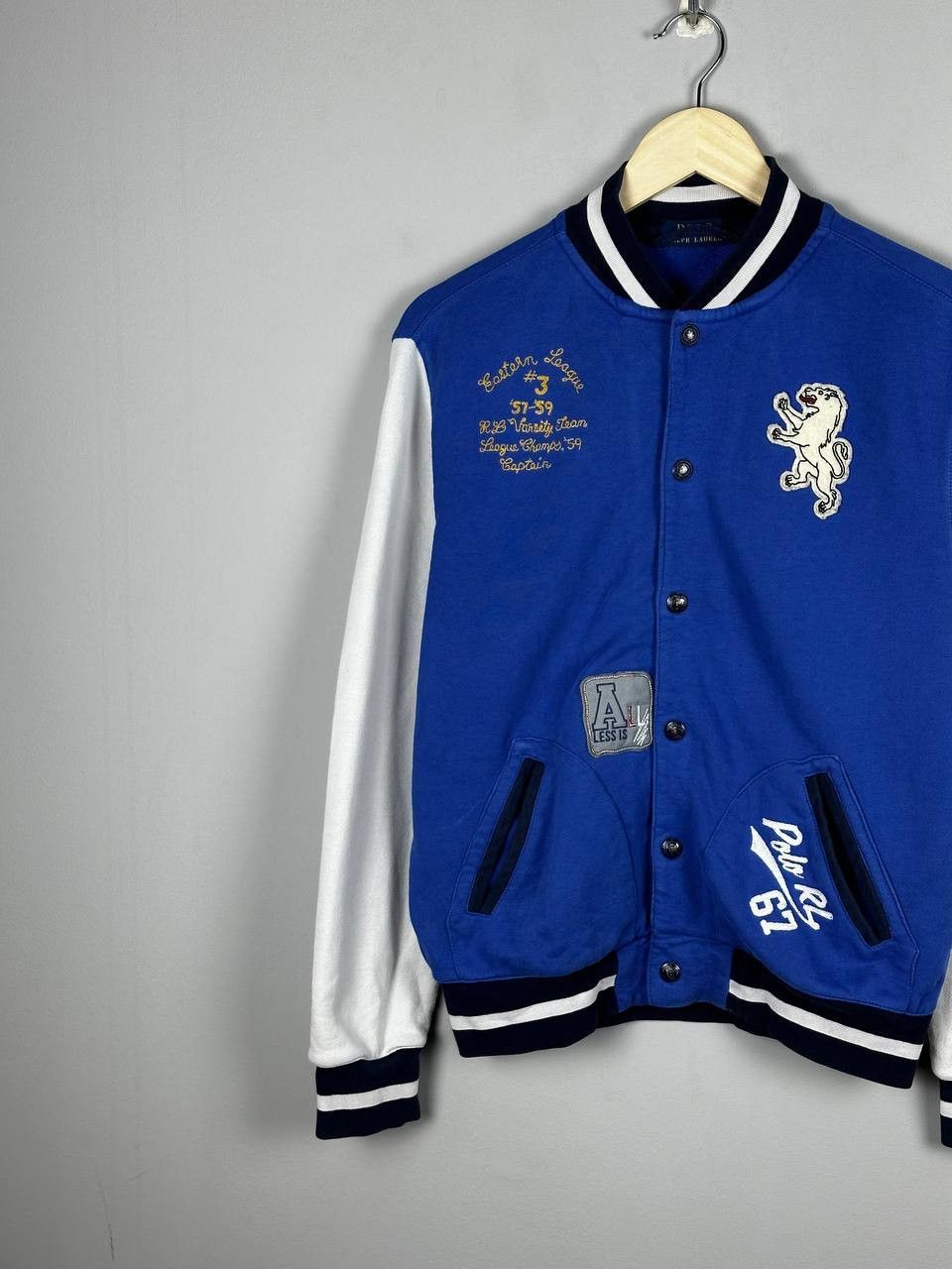 Polo Ralph Lauren Polo Ralph Lauren Cotton Brooklyn Lions Varsity Jacket Size US S / EU 44-46 / 1 - 2 Thumbnail