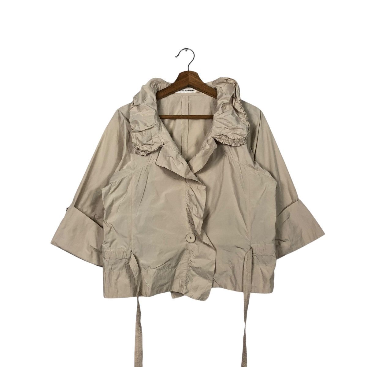 Hiroko Koshino Homme × Japanese Brand 🔥VINTAGE CROPPED BONDAGE PARACHUTE ASTRO JACKET HIROKO Size M / US 6-8 / IT 42-44 - 3 Thumbnail
