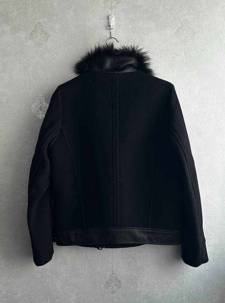 Helmut Lang HELMUT LANG Angolan rabbit fur patch jacket Size S / US 4 / IT 40 - 4 Thumbnail
