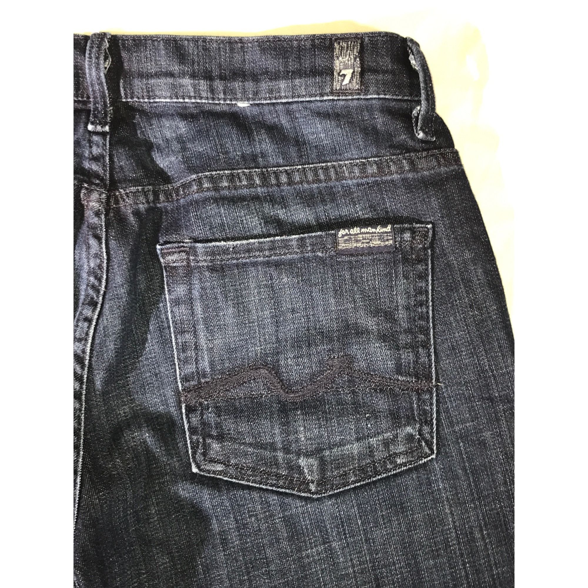 7 For All Mankind 7 For All Mankind Women's High Waist Bootcut Jeans Size 27" / US 4 / IT 40 - 3 Thumbnail