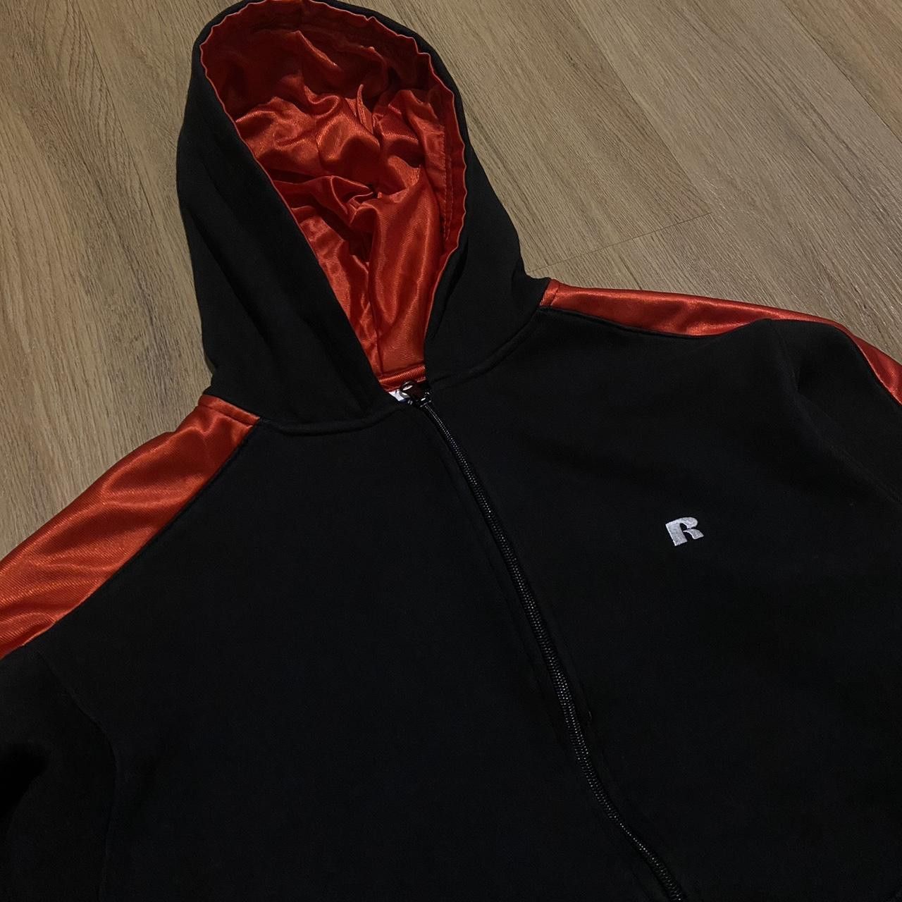 Russell Athletic Red and black Russell Athletic zip-up hoodie #skater Size US L / EU 52-54 / 3 - 2 Thumbnail