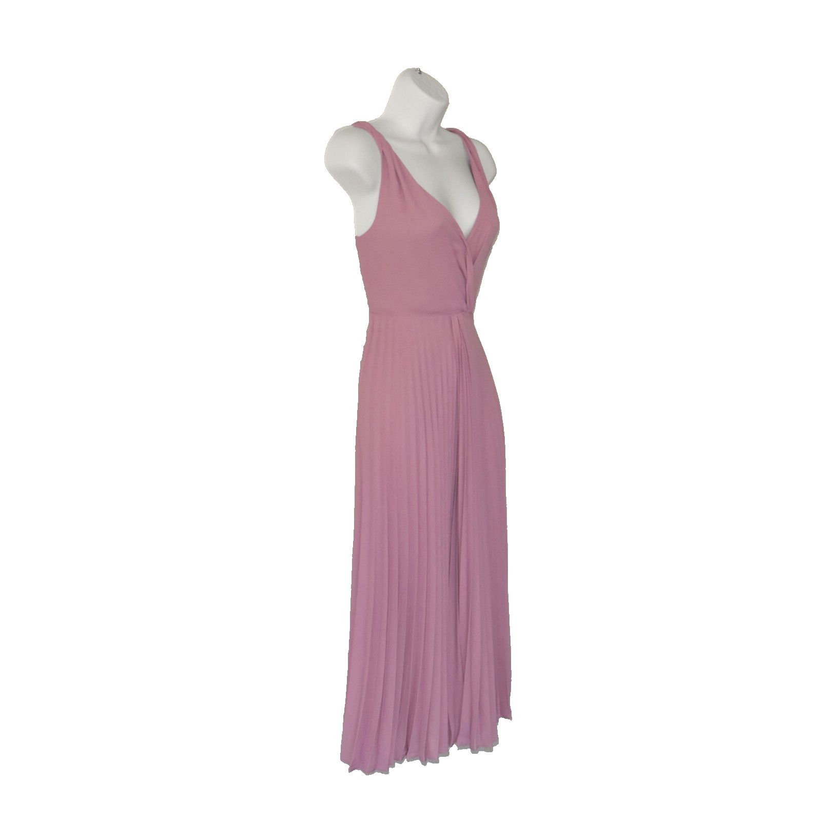 Vince NWT VINCE Baies Twist Front Pleated A Line Midi Dress 4 $325 Size S / US 4 / IT 40 - 3 Thumbnail