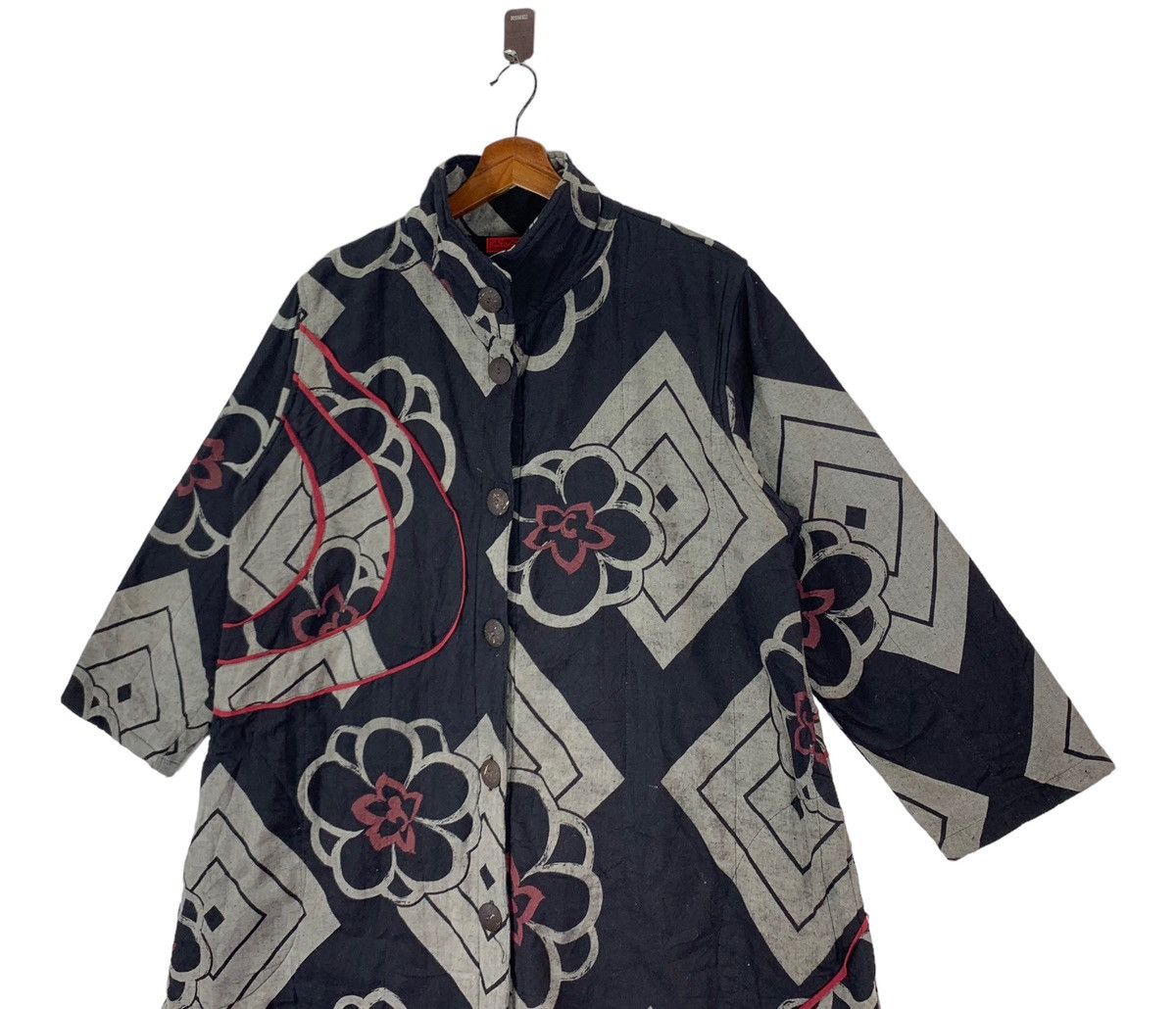 Designer × Japanese Brand VINTAGE ORIENTAL FASHION COCONUT BUTTON LONG JACKET Size US M / EU 48-50 / 2 - 3 Thumbnail