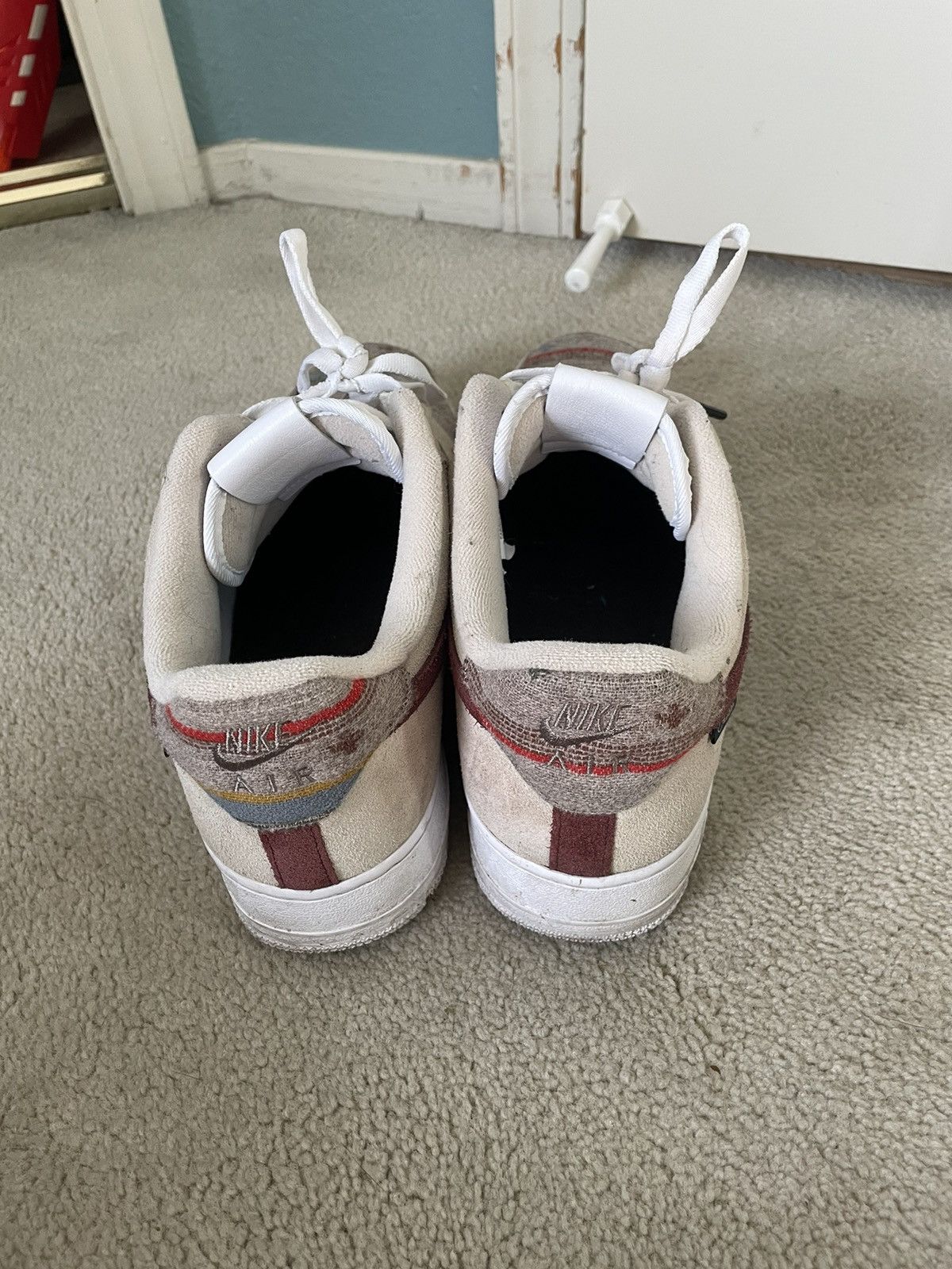 Nike × Pendleton NikeID x Pendleton custom suede Airforce 1s Size US 11.5 / EU 44-45 - 4 Thumbnail