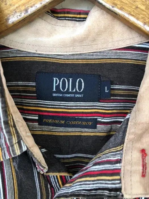 Vintage Vintage Polo British Striped Design Shirt Button Up Size US M / EU 48-50 / 2 - 4 Thumbnail