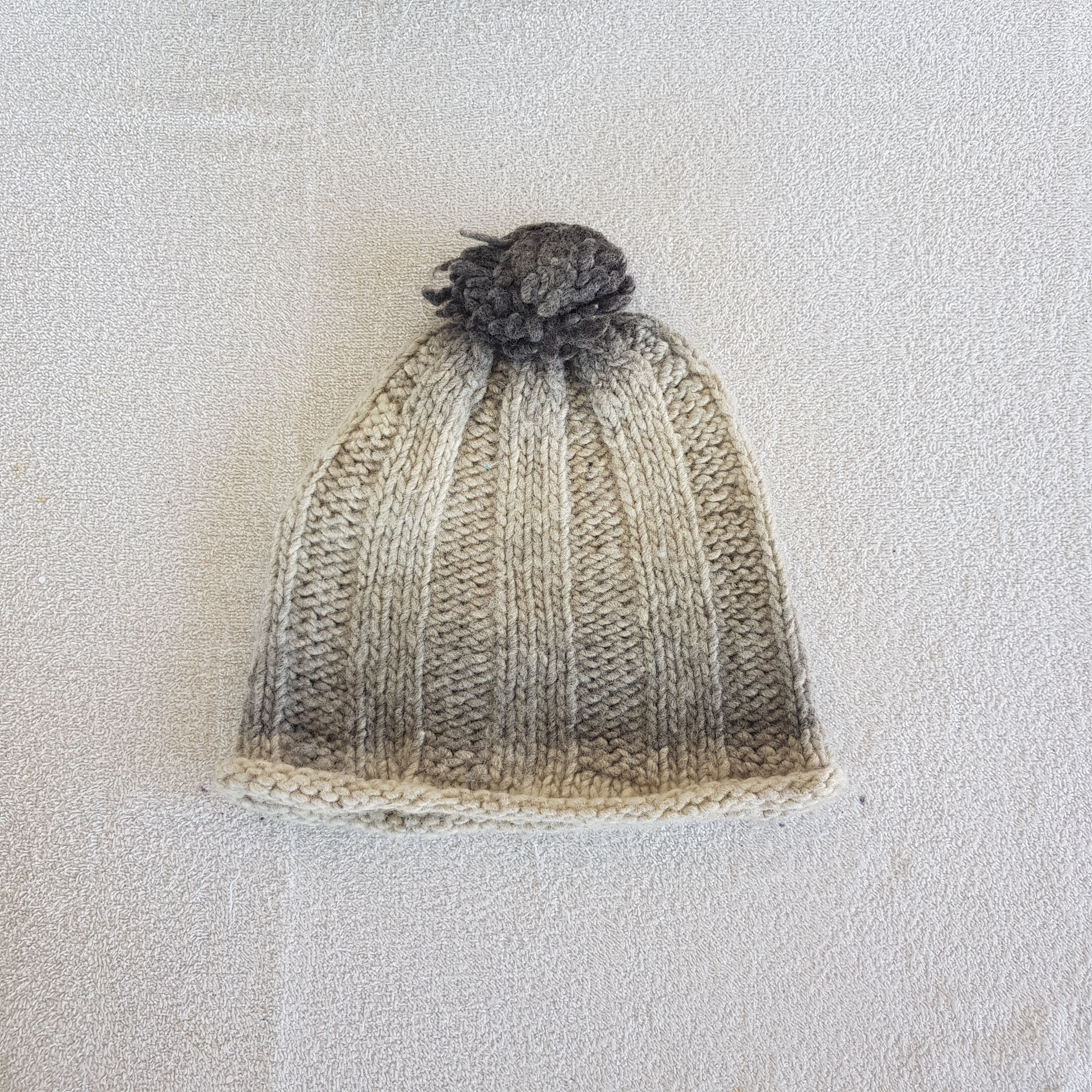 Homespun Knitwear Vintage 7 May Wool Beanie Crochet Knit Snow Caps Ski Hats. Size ONE SIZE - 5 Thumbnail