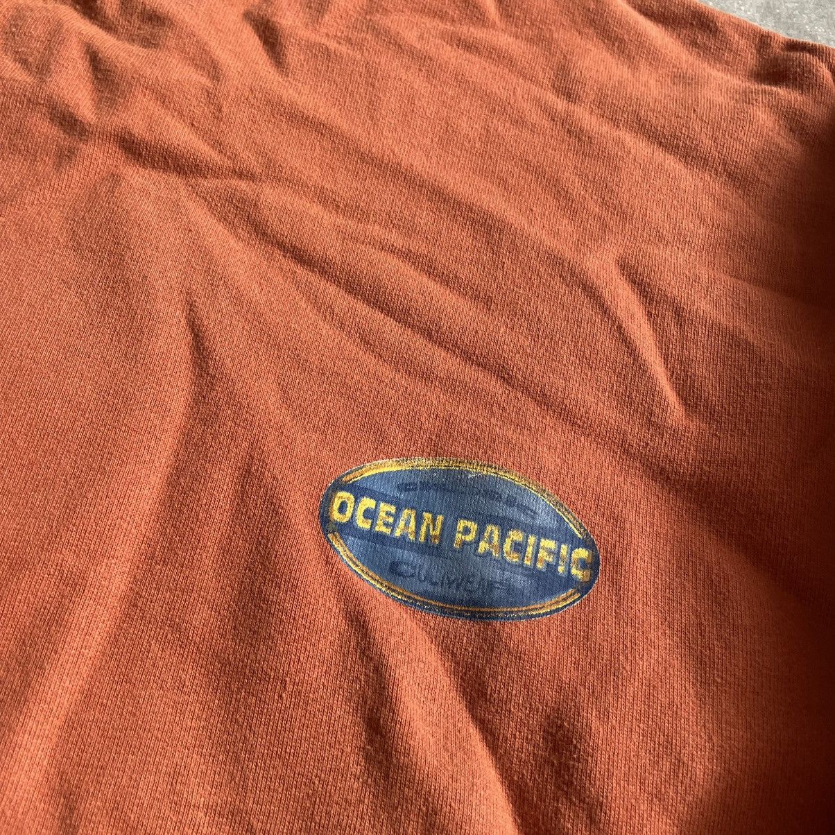 90s Op Ocean Pacific Sweatshirt Big Spellout Logo baggy 80s