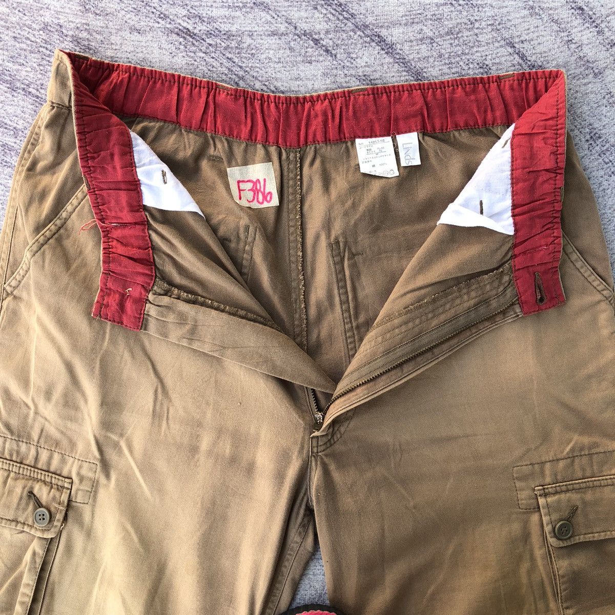 Japanese Brand Faded Cargo Baggie Lindstorm Multipocket Tactical Size US 29 - 7 Thumbnail
