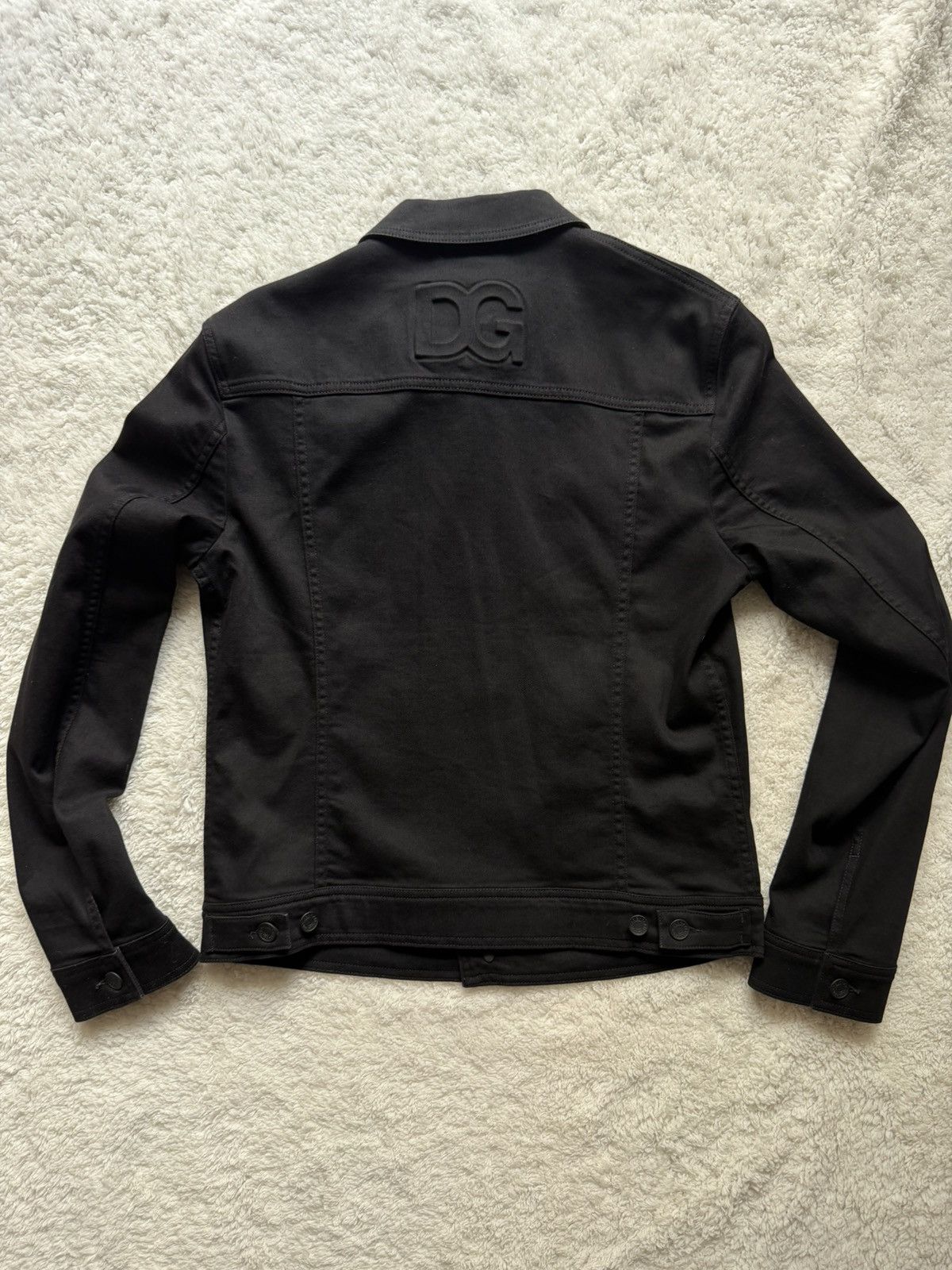 Dolce & Gabbana Dolce & Gabbana Denim Jacket Black - Size 52 - New Size US L / EU 52-54 / 3 - 3 Thumbnail