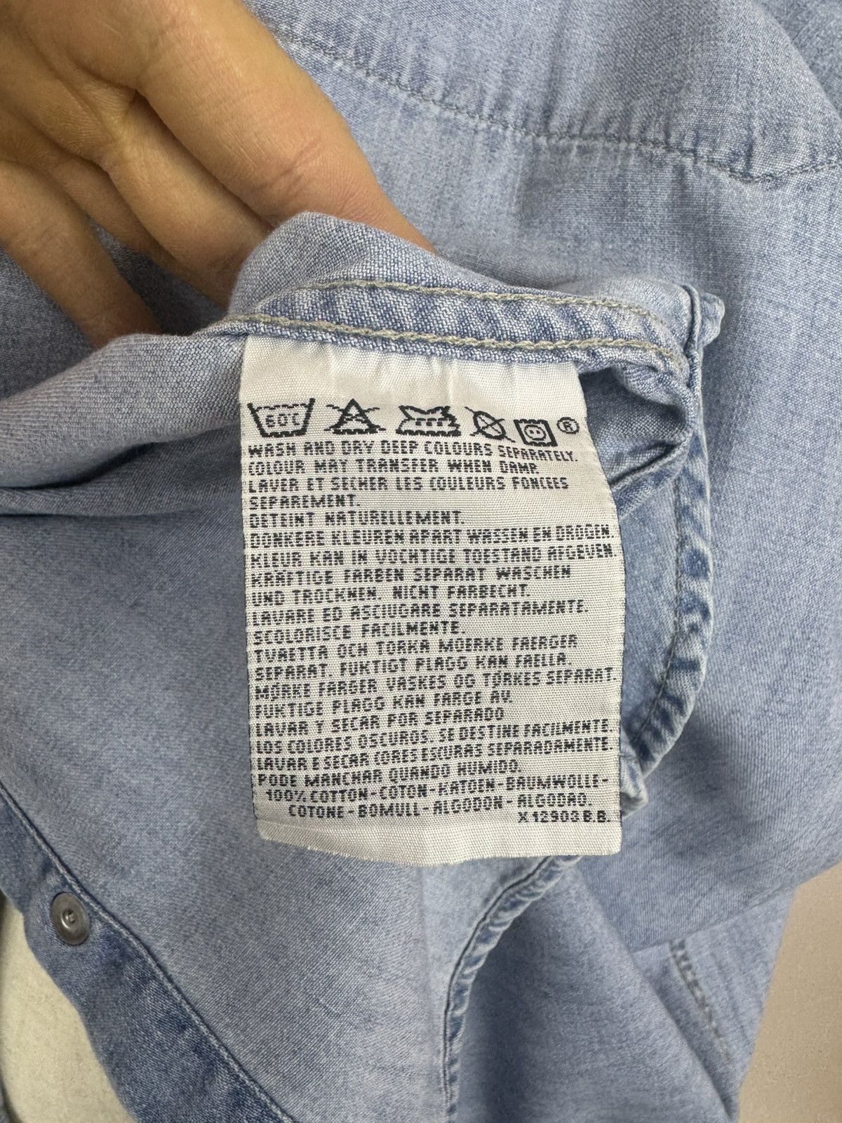 Levi's Levis Denim Shirt Western Vintage Button Up Womens Size S Size S / US 4 / IT 40 - 8 Thumbnail