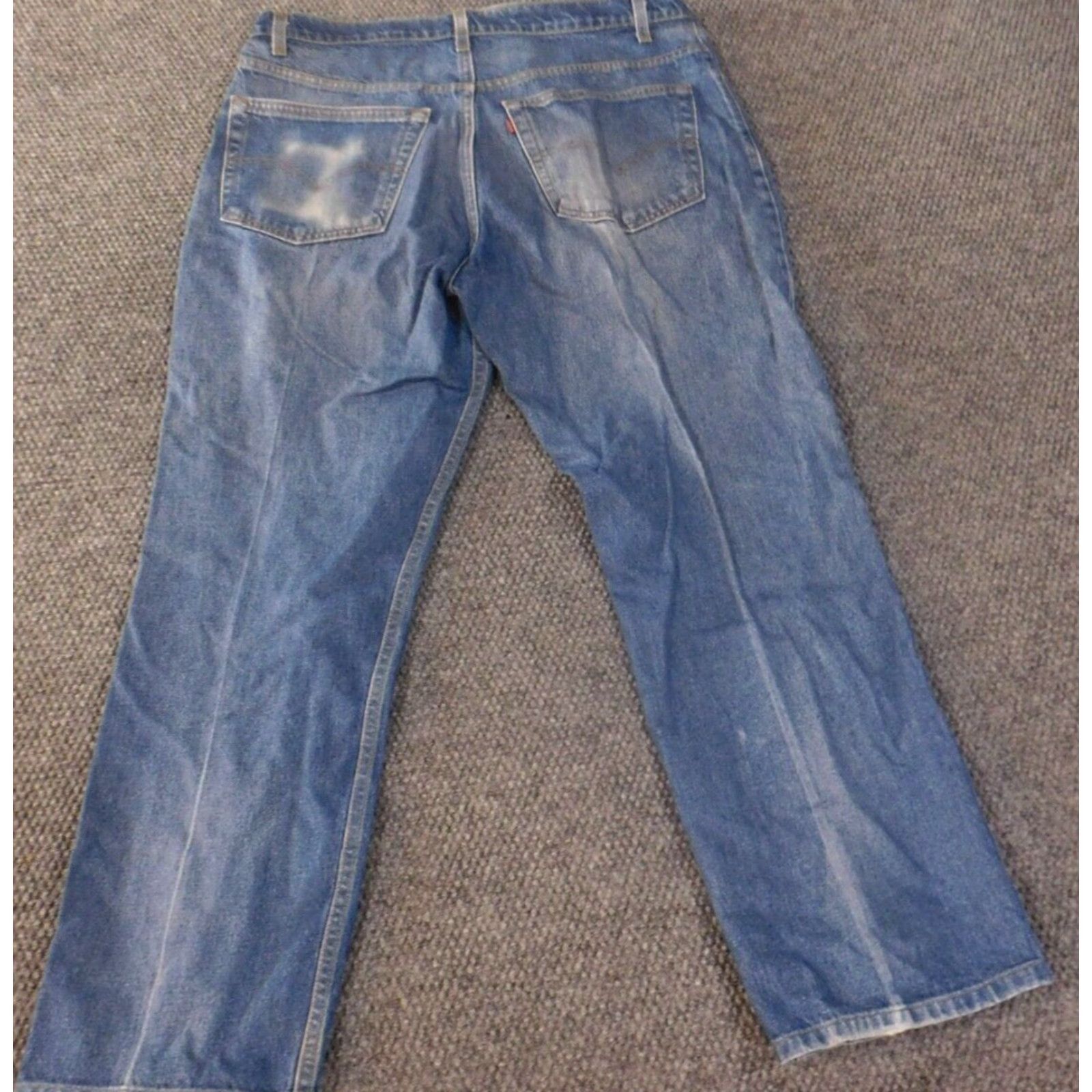 Levi's VINTAGE Levi's 505 Jeans Mens 36x29 Blue Straight Regular Made in USA Red tag Size US 36 / EU 52 - 4 Thumbnail