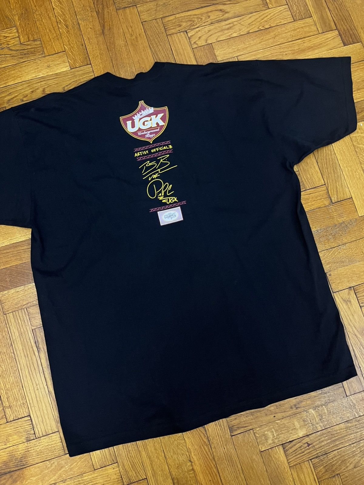 Rap Tees RARE VINTAGE 2000S PIMPC & BUN B UGK 4 LIFE ALGIERZ RAP TEE Size US XXL / EU 58 / 5 - 2 Thumbnail