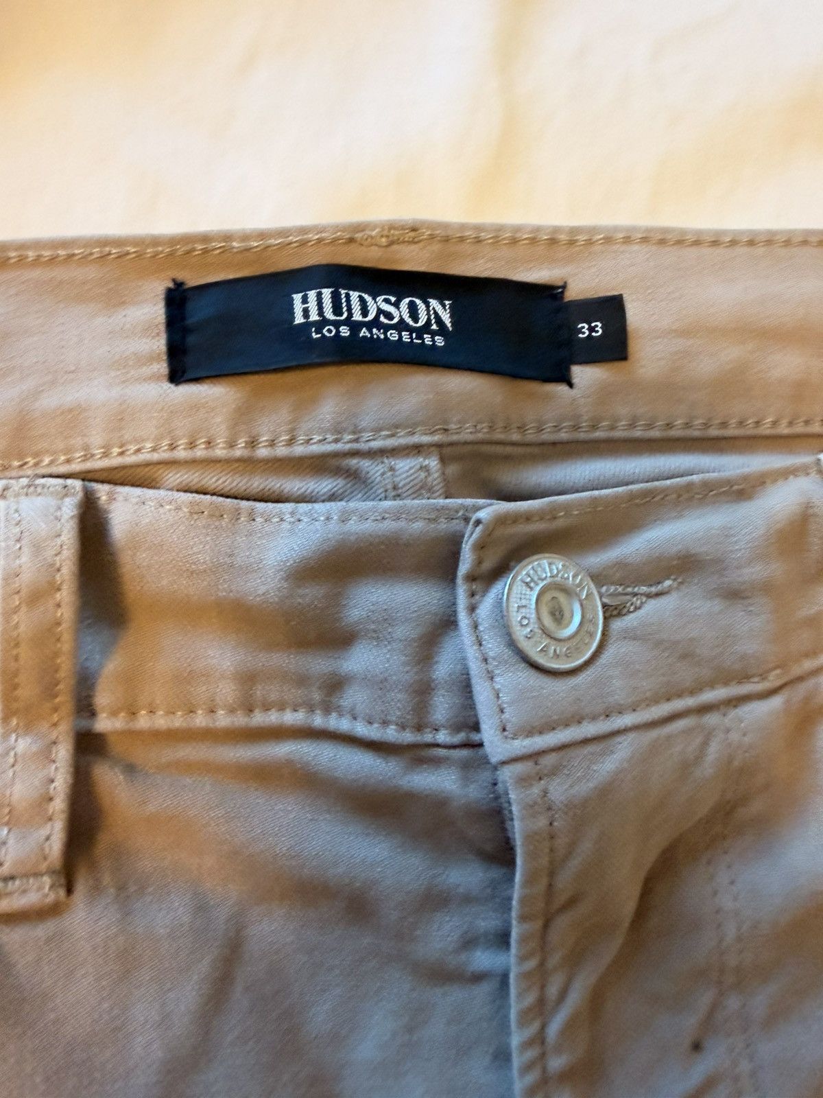Hudson Hudson size 33 brown jeans Size US 33 - 2 Thumbnail