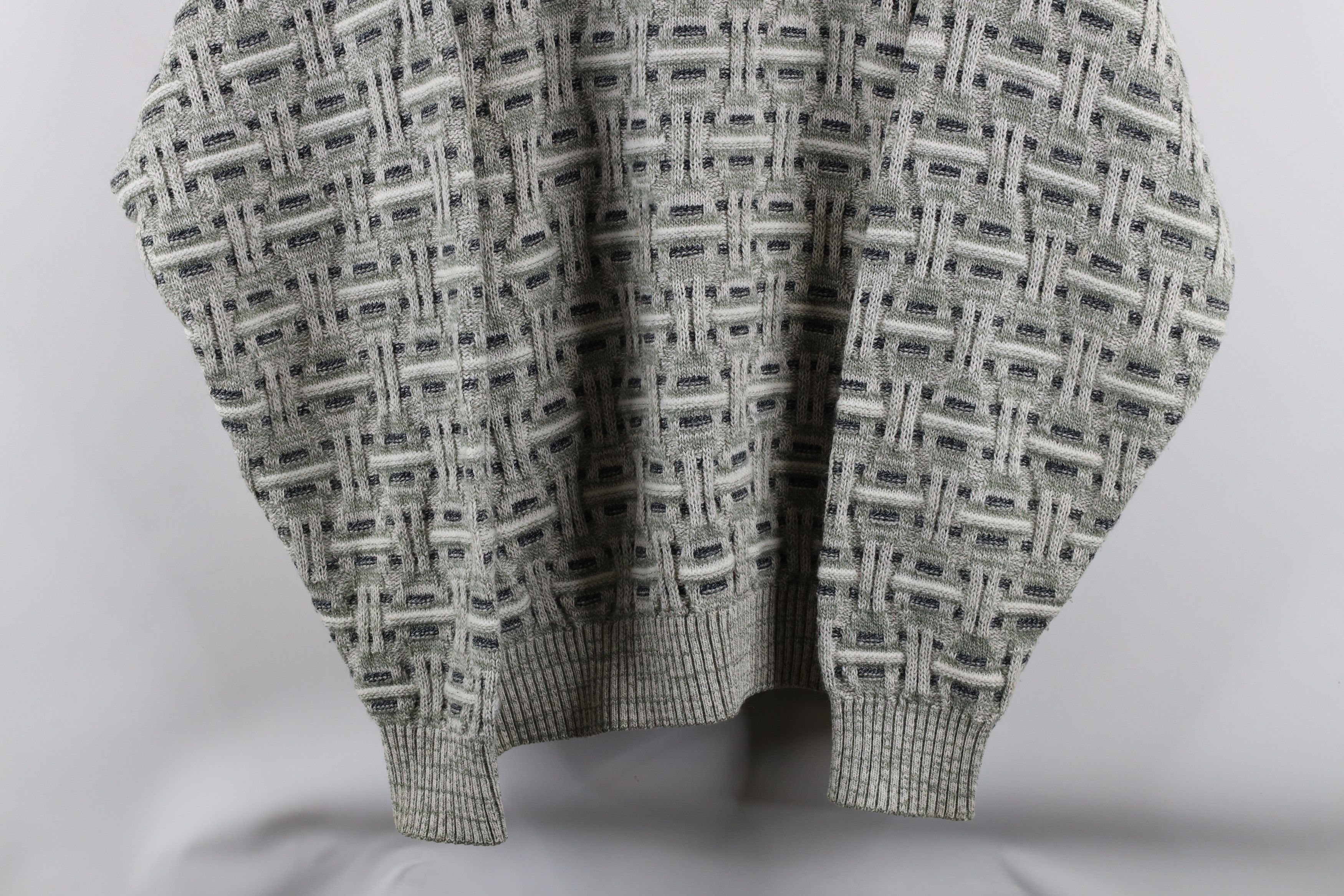 Vintage Vintage 90s Streetwear Knit Cross Weave Cosby Dad Sweater Size US XXL / EU 58 / 5 - 3 Thumbnail
