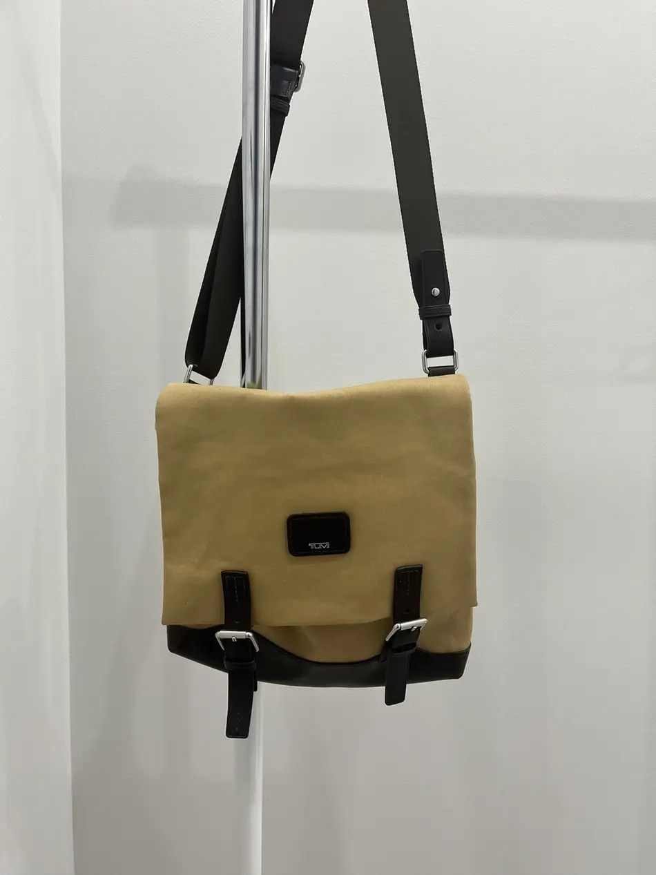 Tumi Tumi Cotton Leather Shoulder Bag Size ONE SIZE - 1 Thumbnail