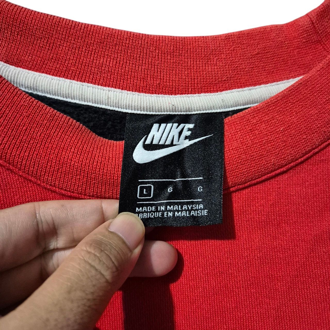 Nike Vintage nike big logo sweatshirts Size US L / EU 52-54 / 3 - 5 Thumbnail
