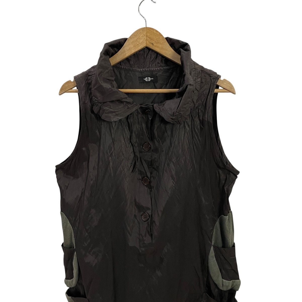 American Apparel Vintage Serena Mode Sleeveless Tactical Dress Size XL / US 12-14 / IT 48-50 - 2 Thumbnail