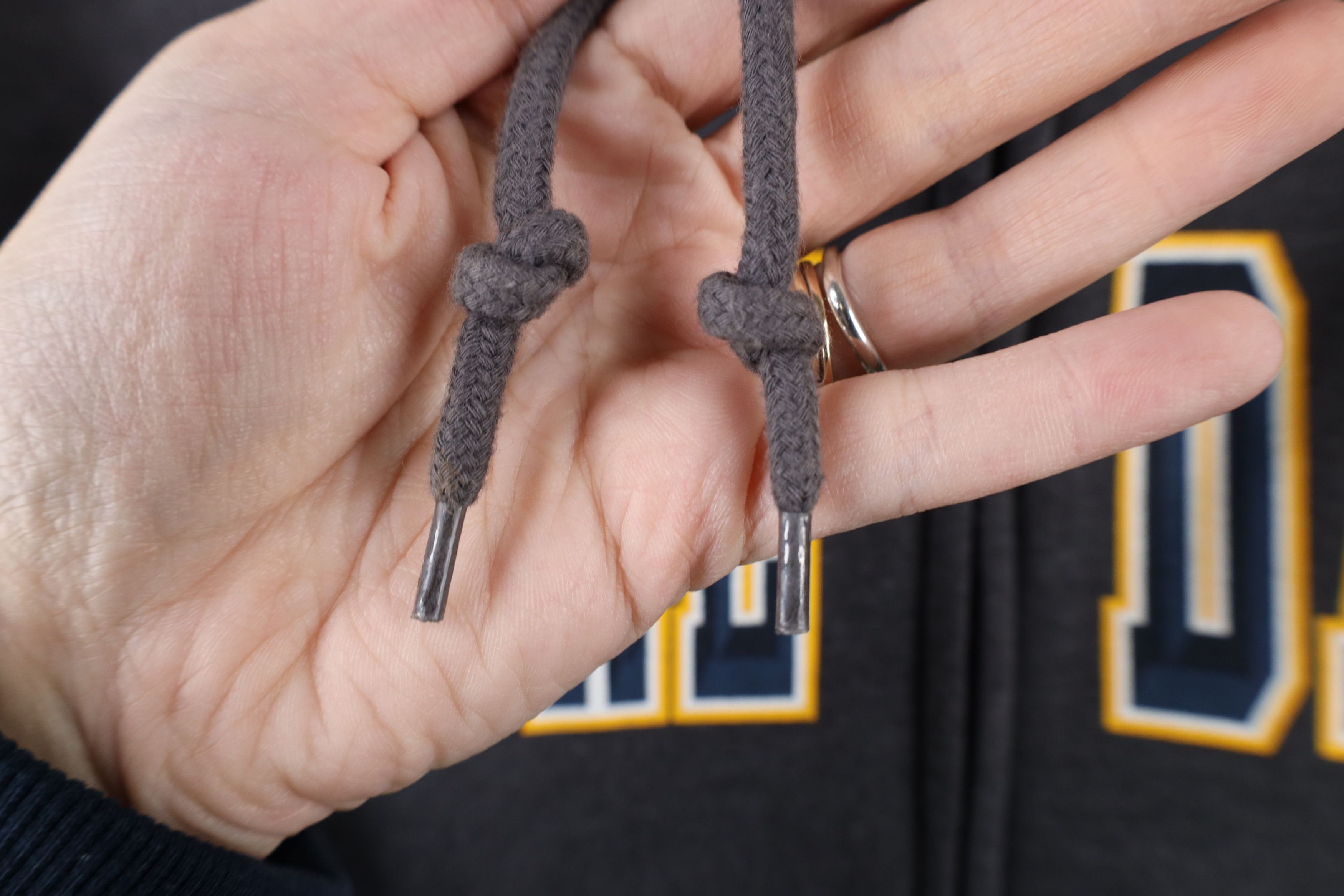 Vintage Vintage 90s Notre Dame University Full Zip Hoodie Sweatshirt Size US M / EU 48-50 / 2 - 8 Thumbnail