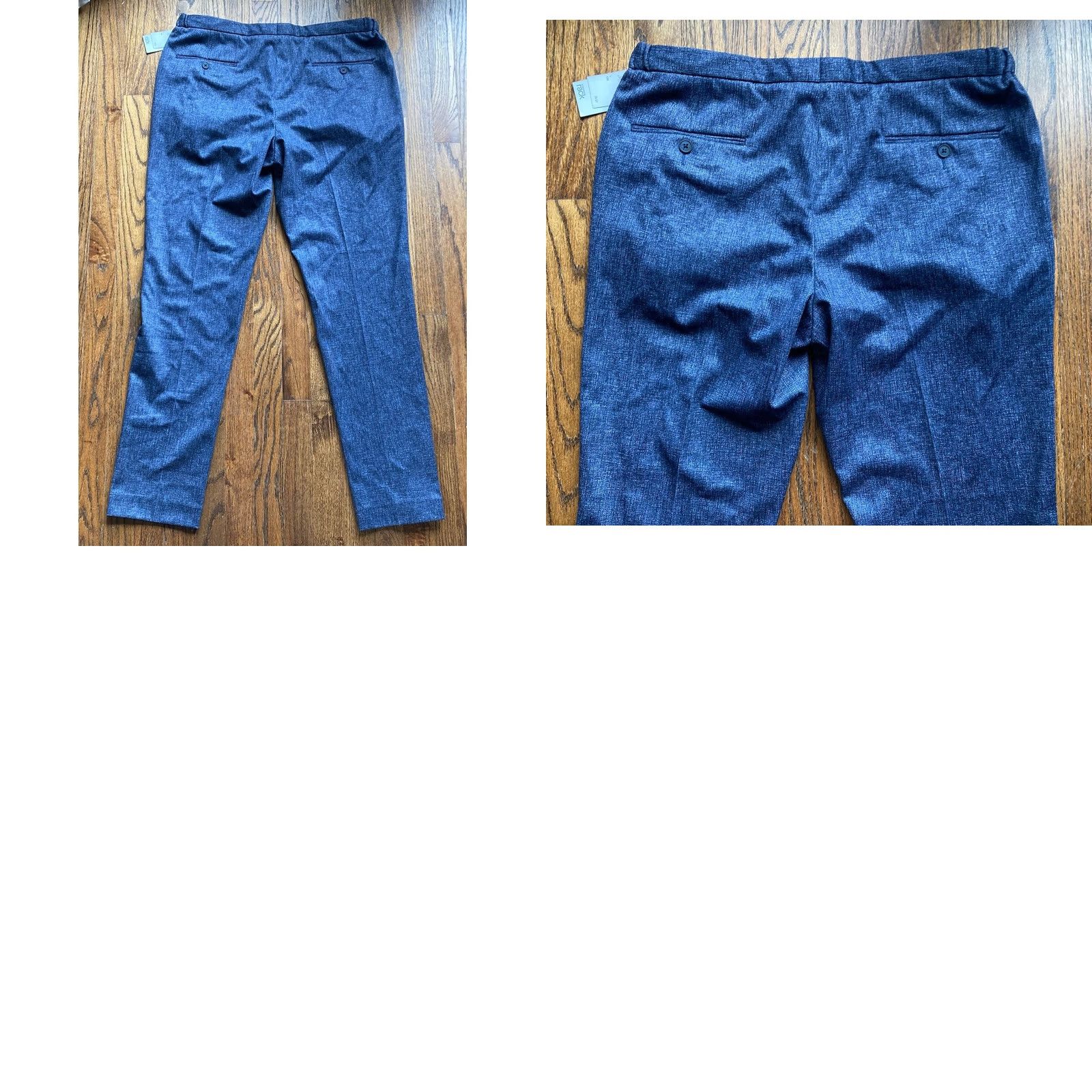 Nordstrom NWT Nordstrom Dress Pants Womens Navy Blue Size L Stretch Trousers Size 36" / US 14 / IT 50 - 9 Thumbnail