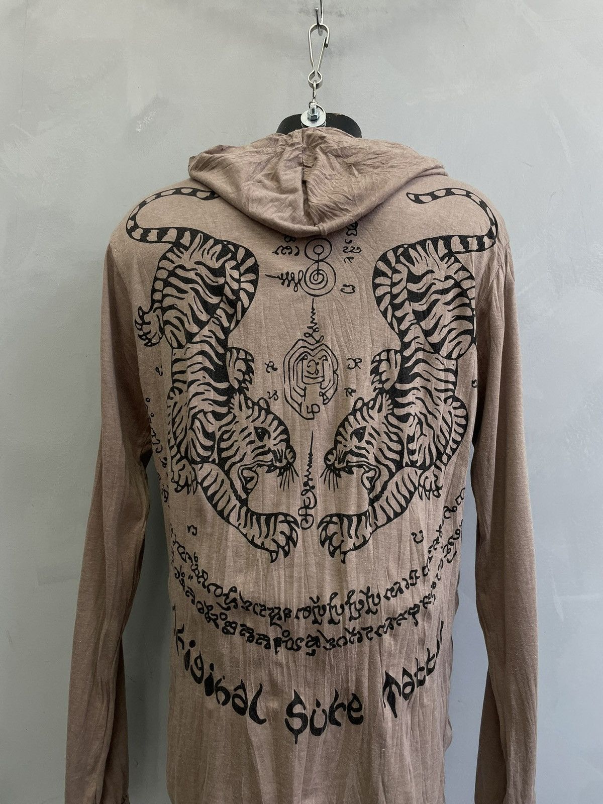 Jean Paul Gaultier JPG style overprint hoodie hippie vintage hype y2k Size US M / EU 48-50 / 2 - 6 Thumbnail