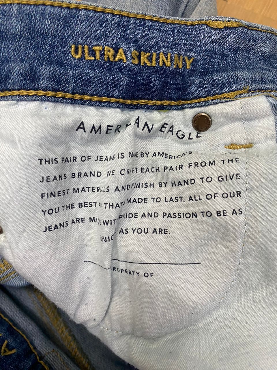 American Eagle Outfitters 💥BEST OFFER💥AMERICAN EAGLE ULTRA SKINNY DISTRESSED DENIM Size US 30 / EU 46 - 9 Thumbnail