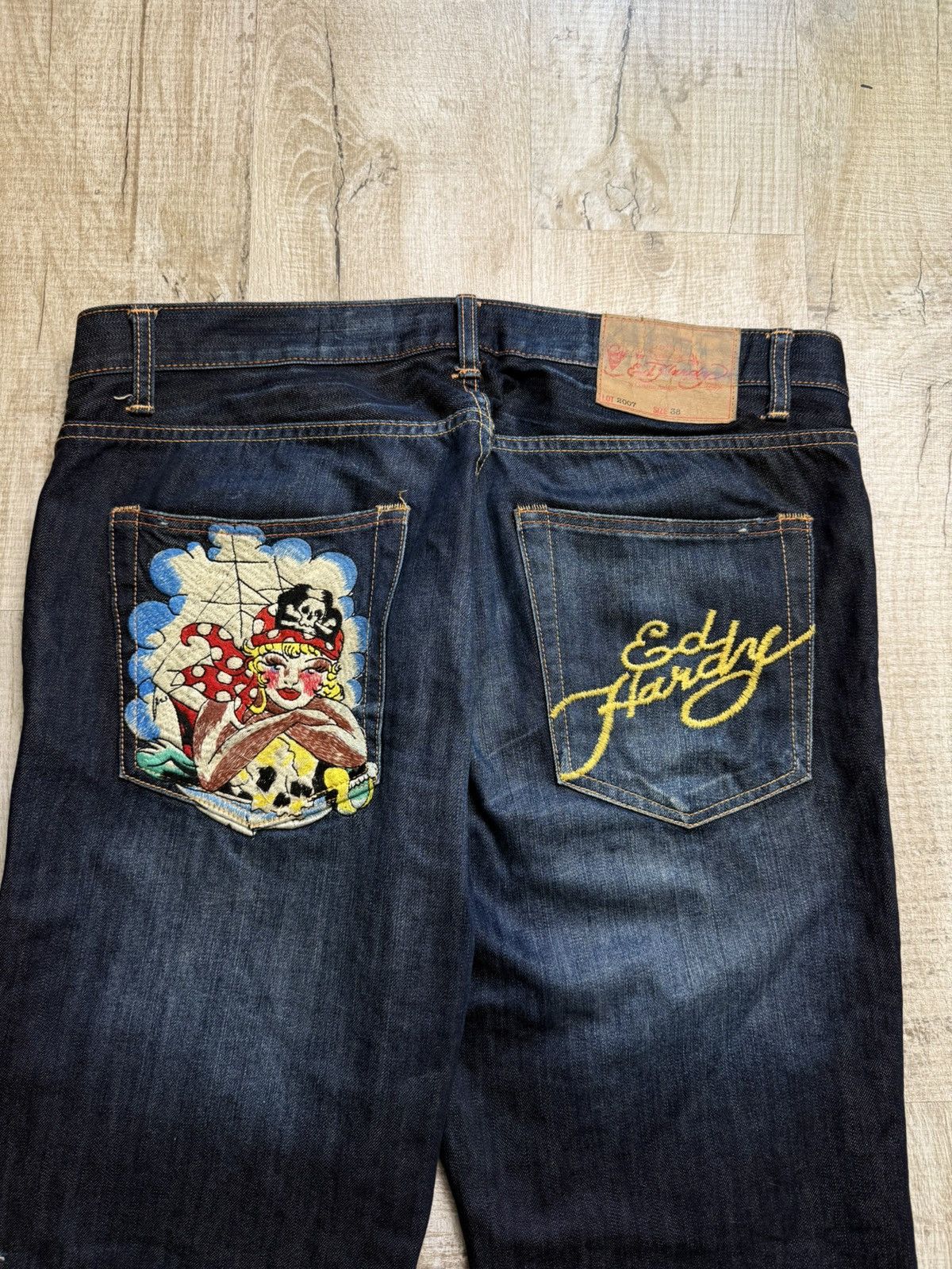Ed Hardy Vintage Ed Hardy Jeans by Christian Audigier Pants Size US 38 / EU 54 - 6 Thumbnail