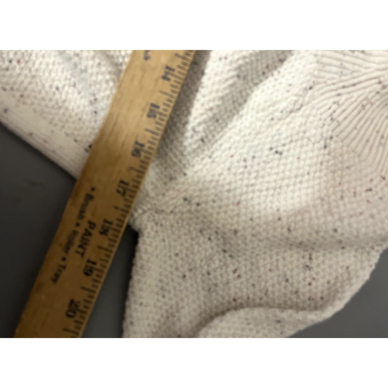 Loft LOFT Womens Pullover Sweater Medium Beige Speckled Knit Long Sleeve Crew Neck Size M / US 6-8 / IT 42-44 - 5 Thumbnail