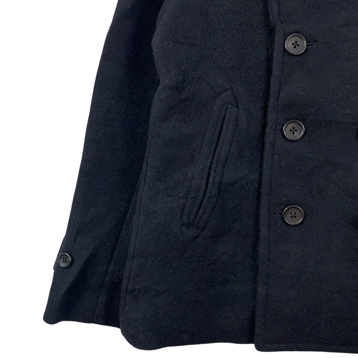 Margaret Howell MARGARET HOWELL Black Wool Heavy Coat Size US S / EU 44-46 / 1 - 5 Thumbnail