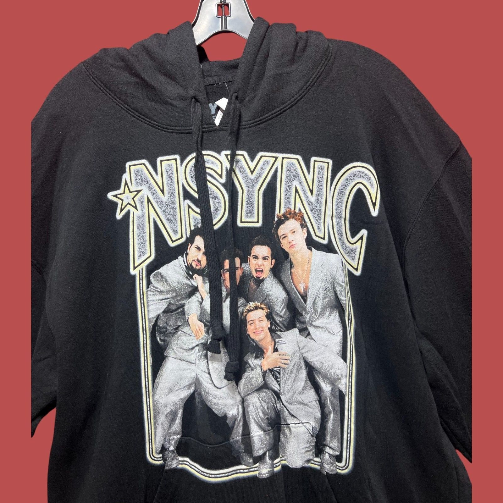 Other NSYNC - Unisex Long Sleeve Hooded Sweatshirt - Black - Extra Size US XL / EU 56 / 4 - 11 Thumbnail